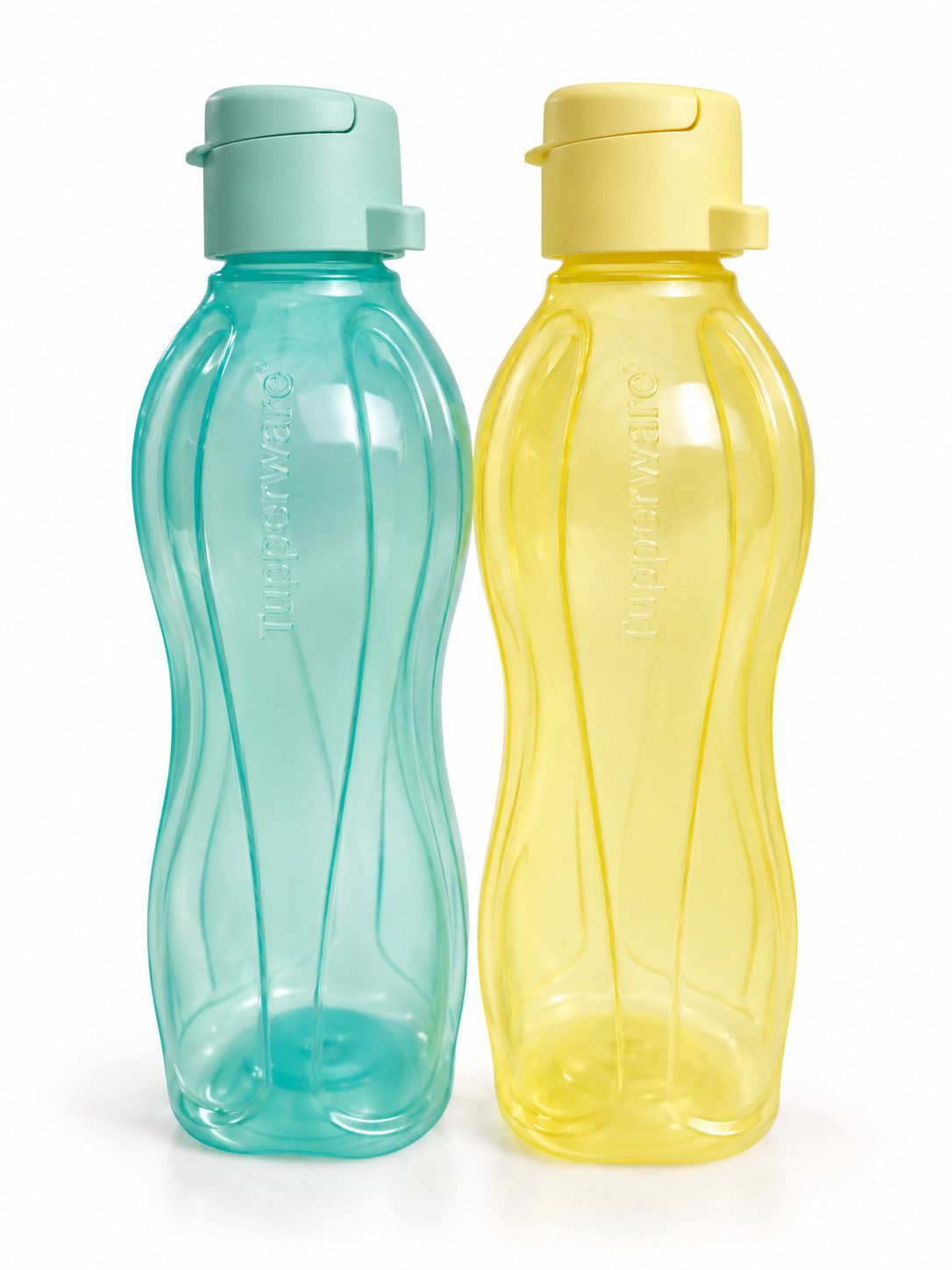 TUPPERWARE Trinkflasche Eco 500 ml grün + gelb