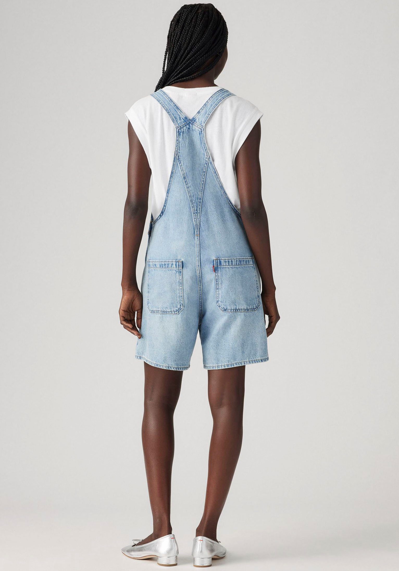 Levi's® Latzhose UTILITY SHORTALL Sommerhose im Five-Pocket Style