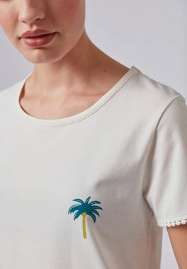 Skiny T-Shirt (1-tlg) Spitze