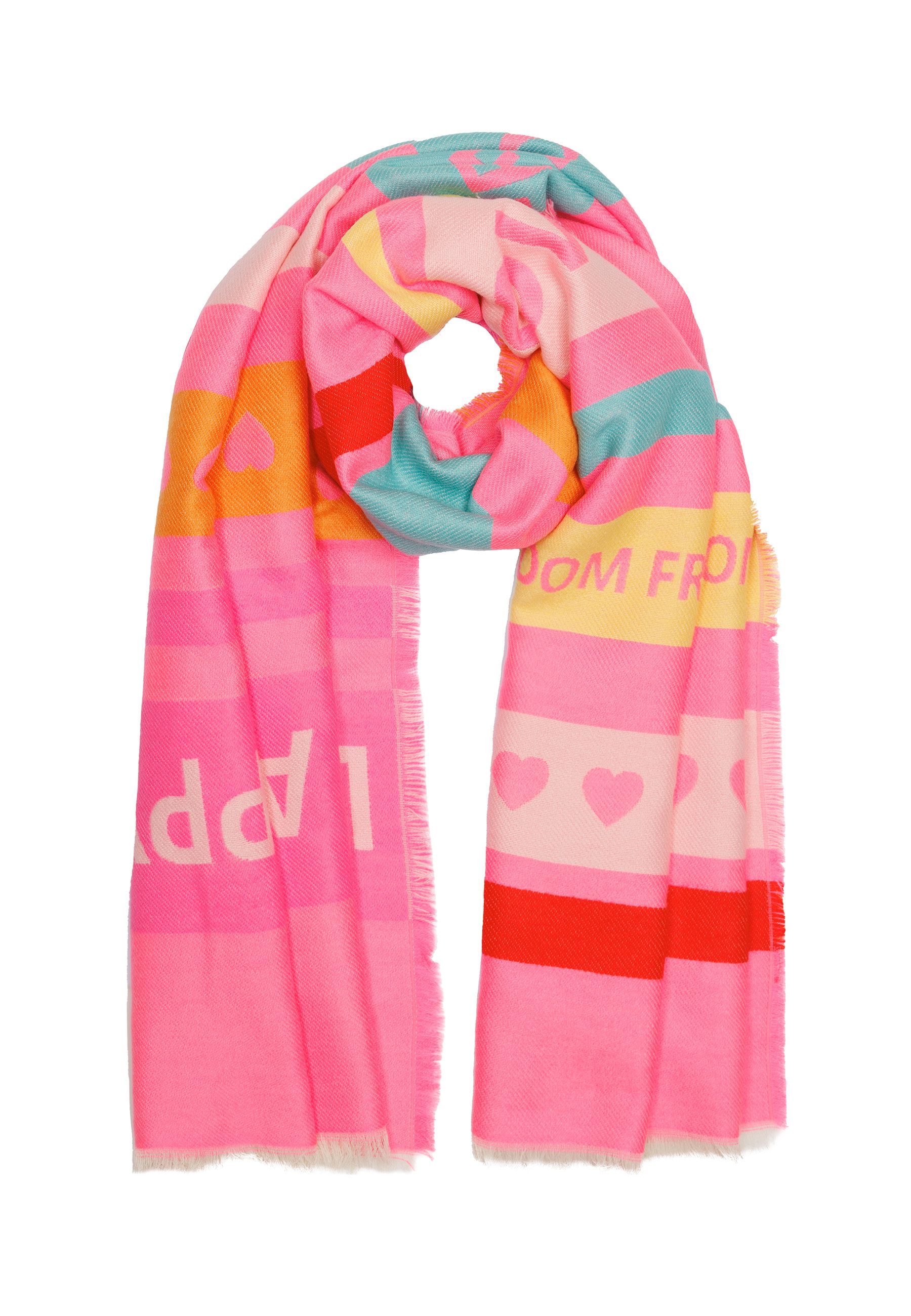 Caspar Modeschal Weicher Damen Schal aus Viskose Halstuch mit buntem Muster - SC540, angenehm warm & weich, ideal für Frühling, Herbst & kühle Wintertage