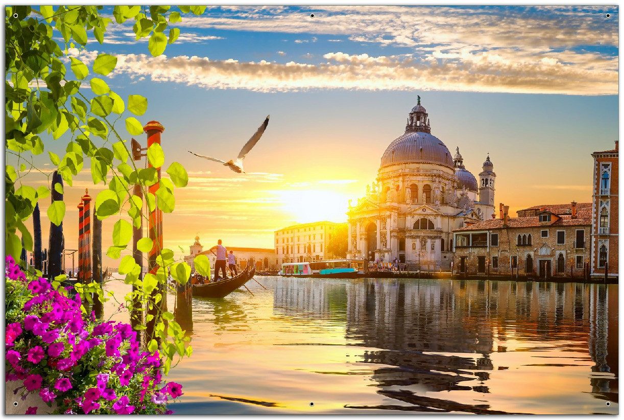 Wallario Sichtschutzzaunmatten Italienischer Sommerabend