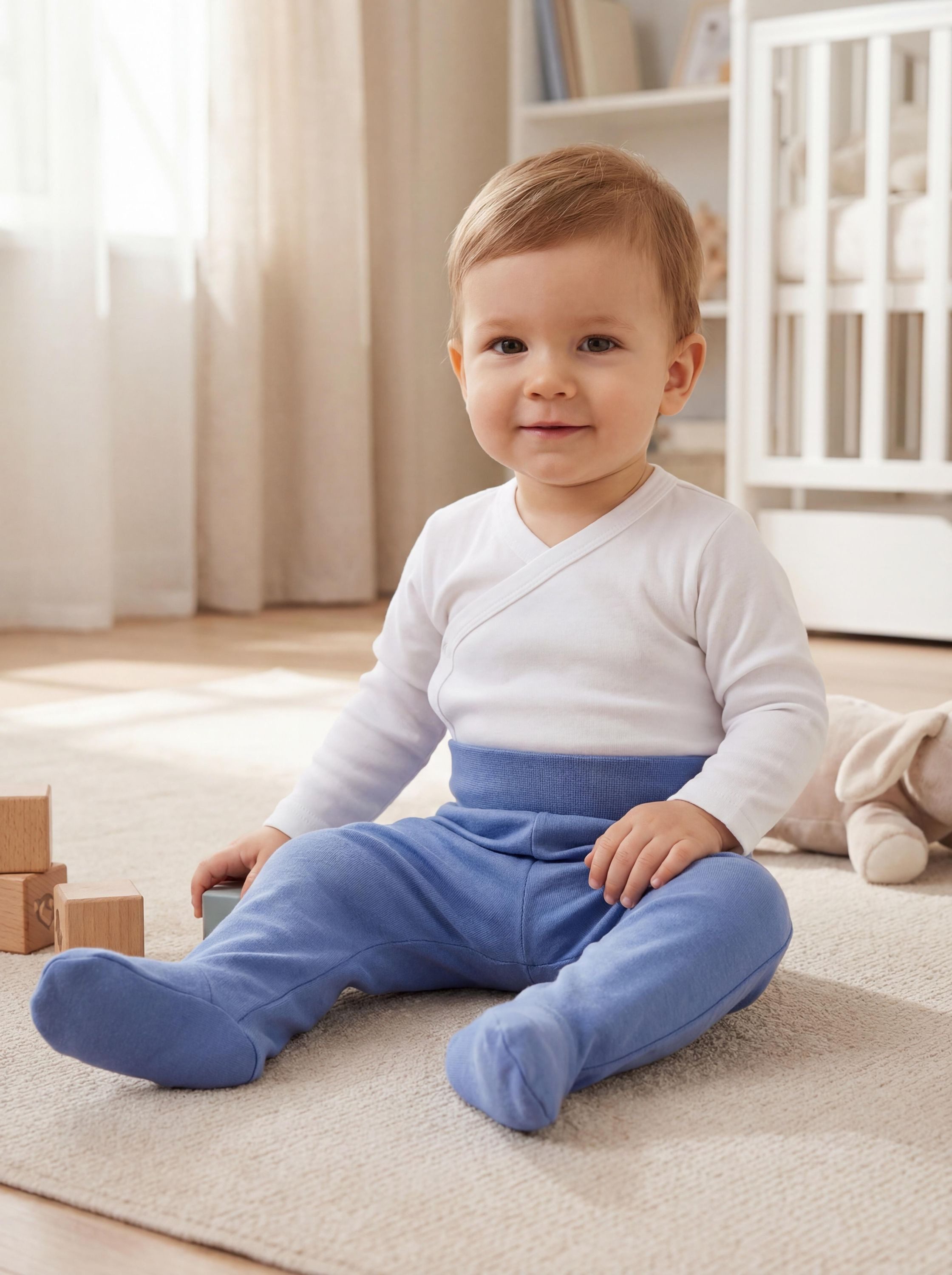 TupTam Strampler TupTam Baby Jungen Strampelhose mit Fuß 3er Pack – Bild 5 von 5