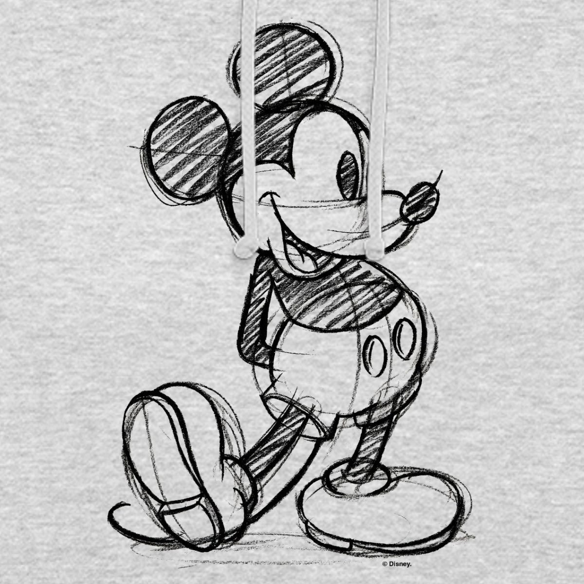 Spreadshirt Hoodie Mickey & Minnie Zeichnung Unisex Hoodie (1-tlg)