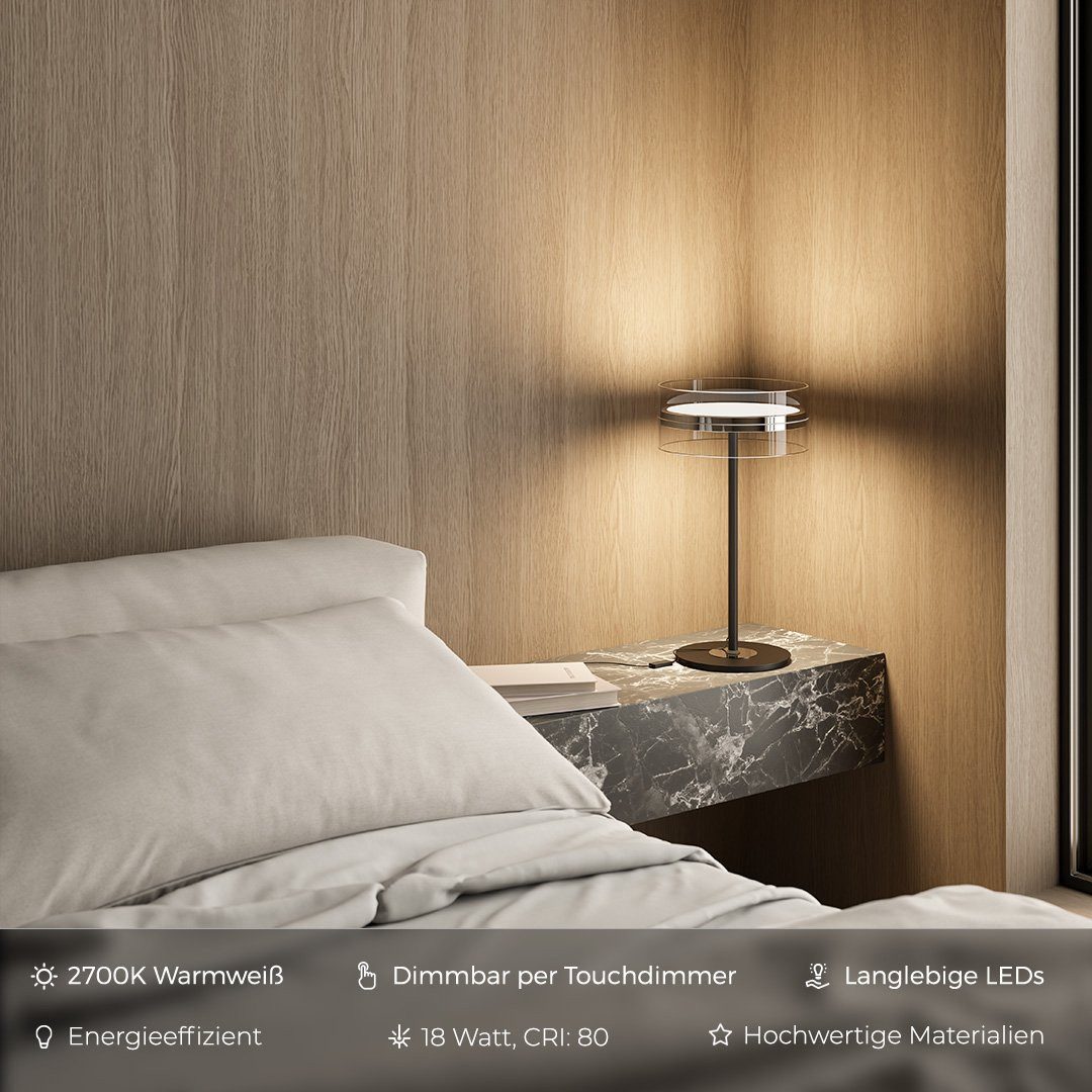 Neona LED Tischleuchte ASTERIA Schwarz / günstig online kaufen