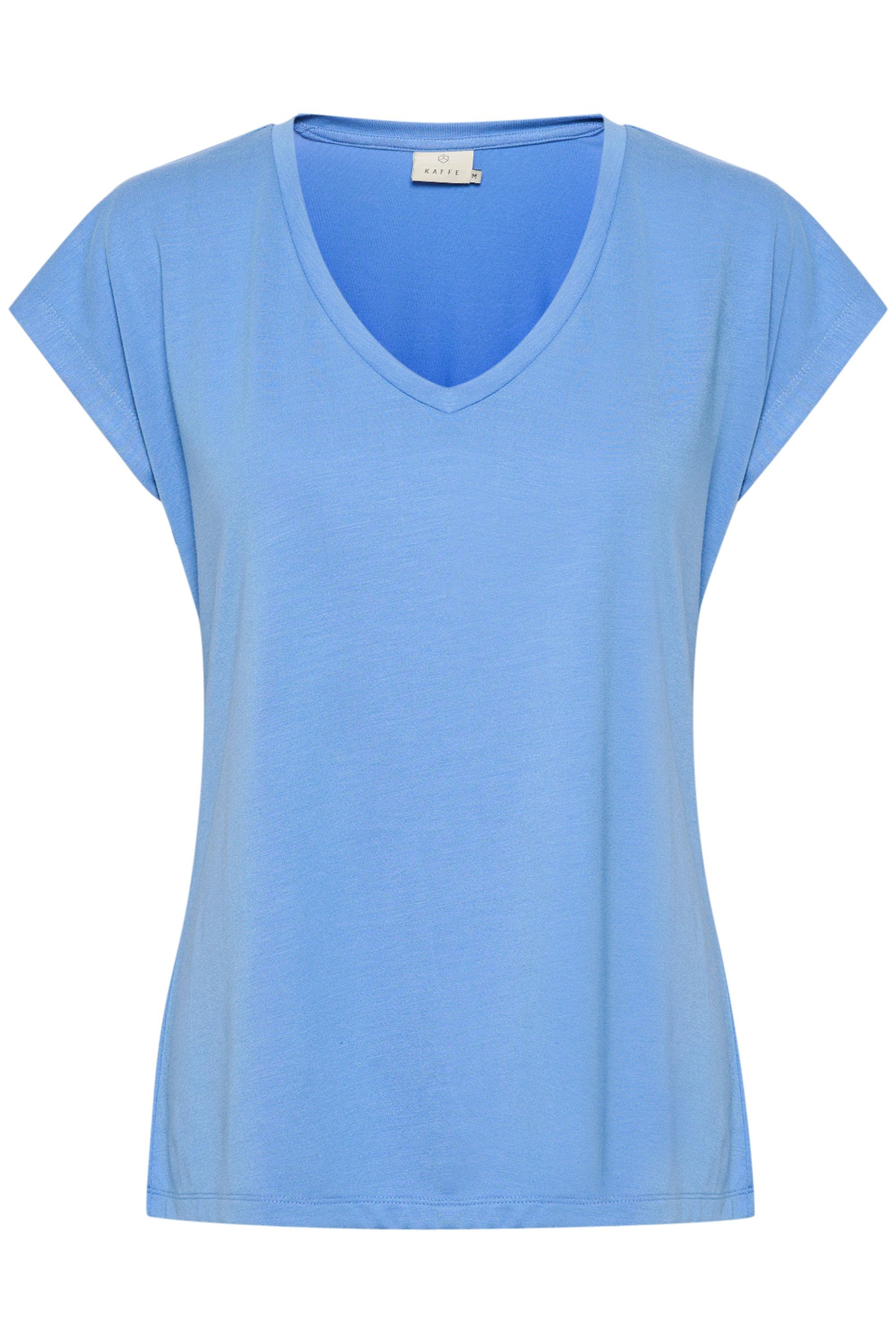 KAFFE T-Shirt KAlise SS T-shirt Cornflower Blue