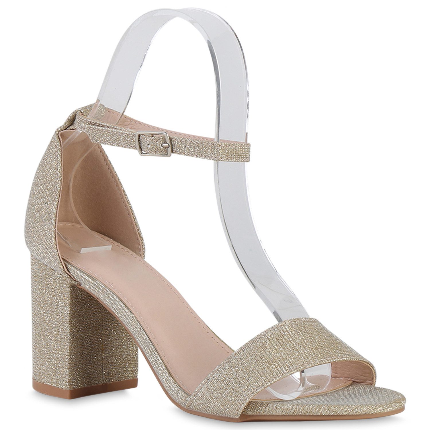 VAN HILL 840156 Riemchensandalette Damen Riemchensandaletten Sandaletten Pa günstig online kaufen