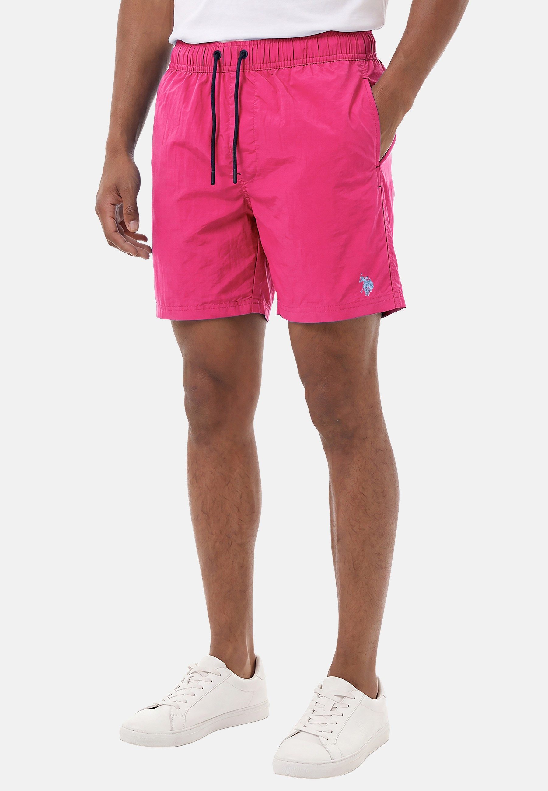 U.S. Polo Assn. Badeshorts Schwimmshorts USKyrk – Herren Badeshorts mit elastischem Bund Leichtes Nylon, schnell trocknend und mit Netzfutter