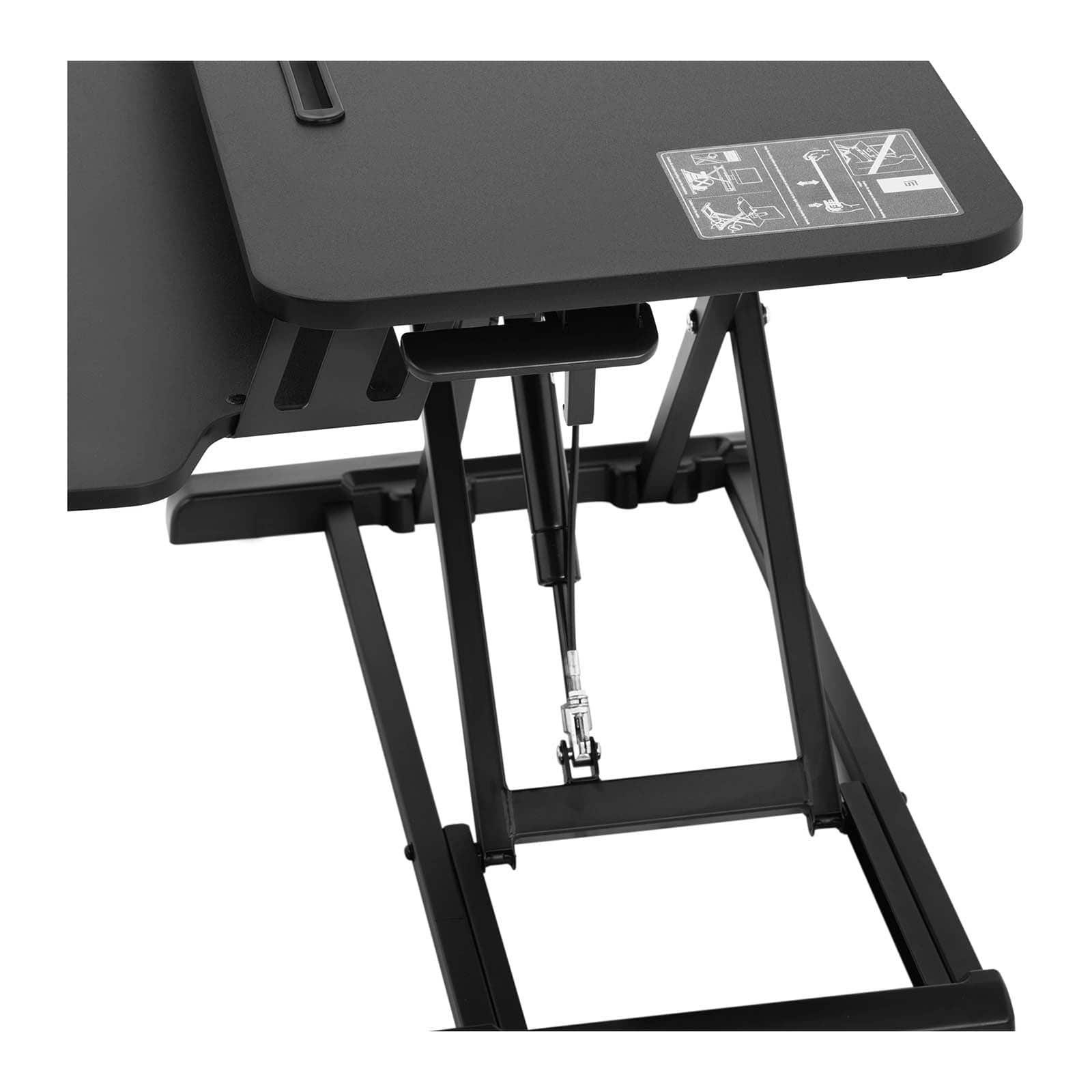 11 Sitz-Steh-Erhöhung Monitorerhöhung Fromm&Starck Schreibtischaufsatz bis Höhe von Schreibtischaufsatz