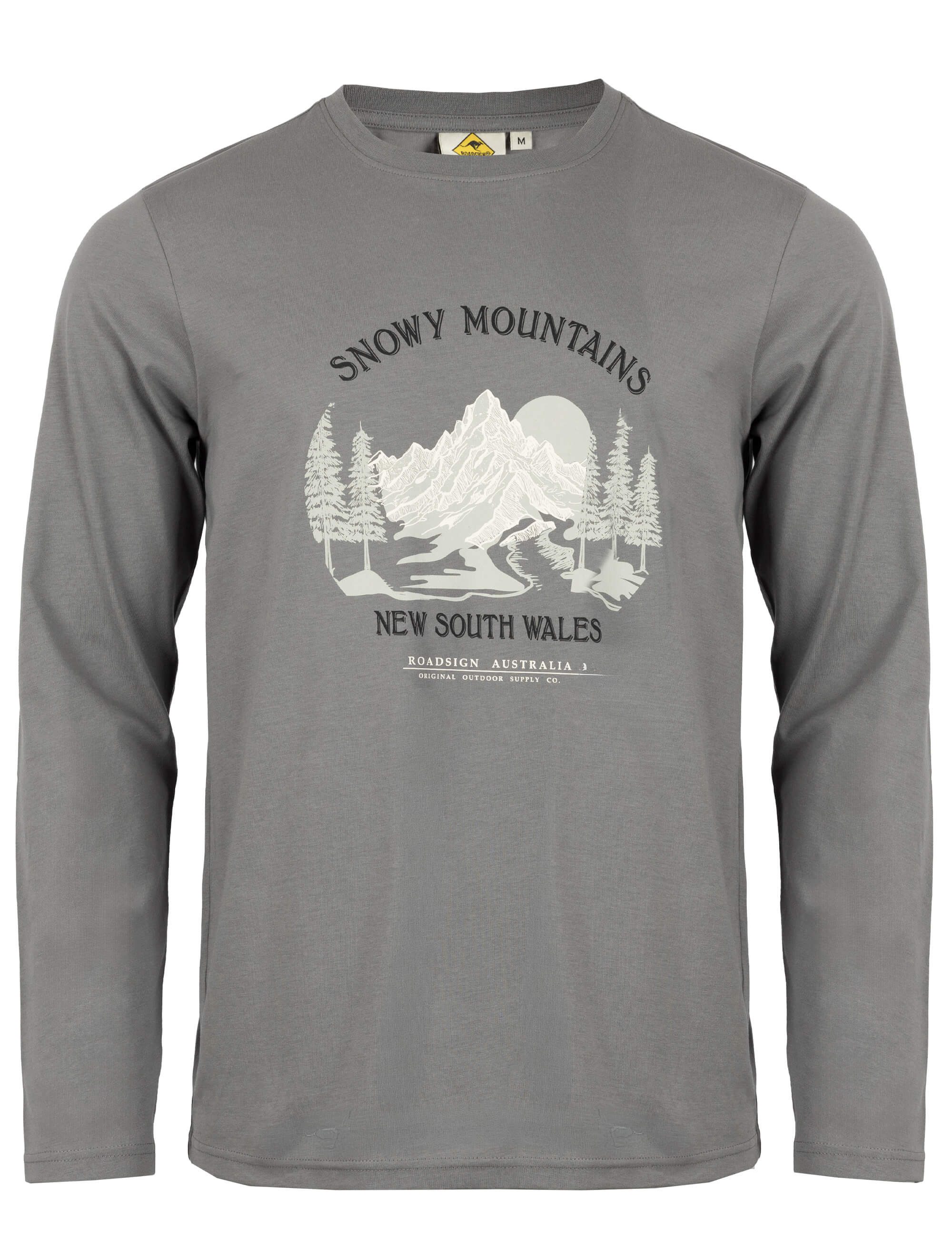 ROADSIGN australia Langarmshirt Snowy Mountain (1, 1-tlg., 1) Baumwollshirt mit Print