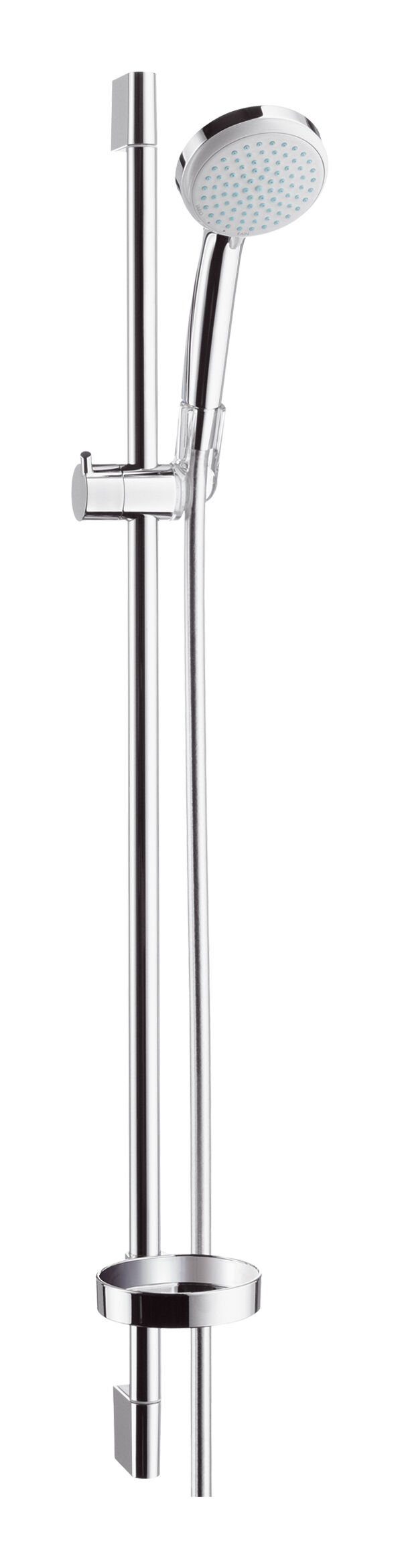 hansgrohe Stangenbrause-Set Croma 100, Höhe 95.8 cm, 4 Strahlart(en), Vario EcoSmart 9 l/min mit Brausestange 90 cm und Seifenschale Chrom