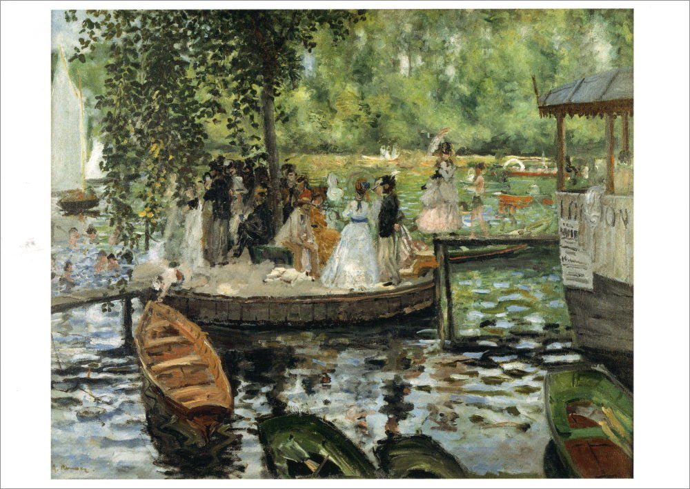 Postkarte Kunstkarte "La Auguste Renoir Grenouillère" Pierre