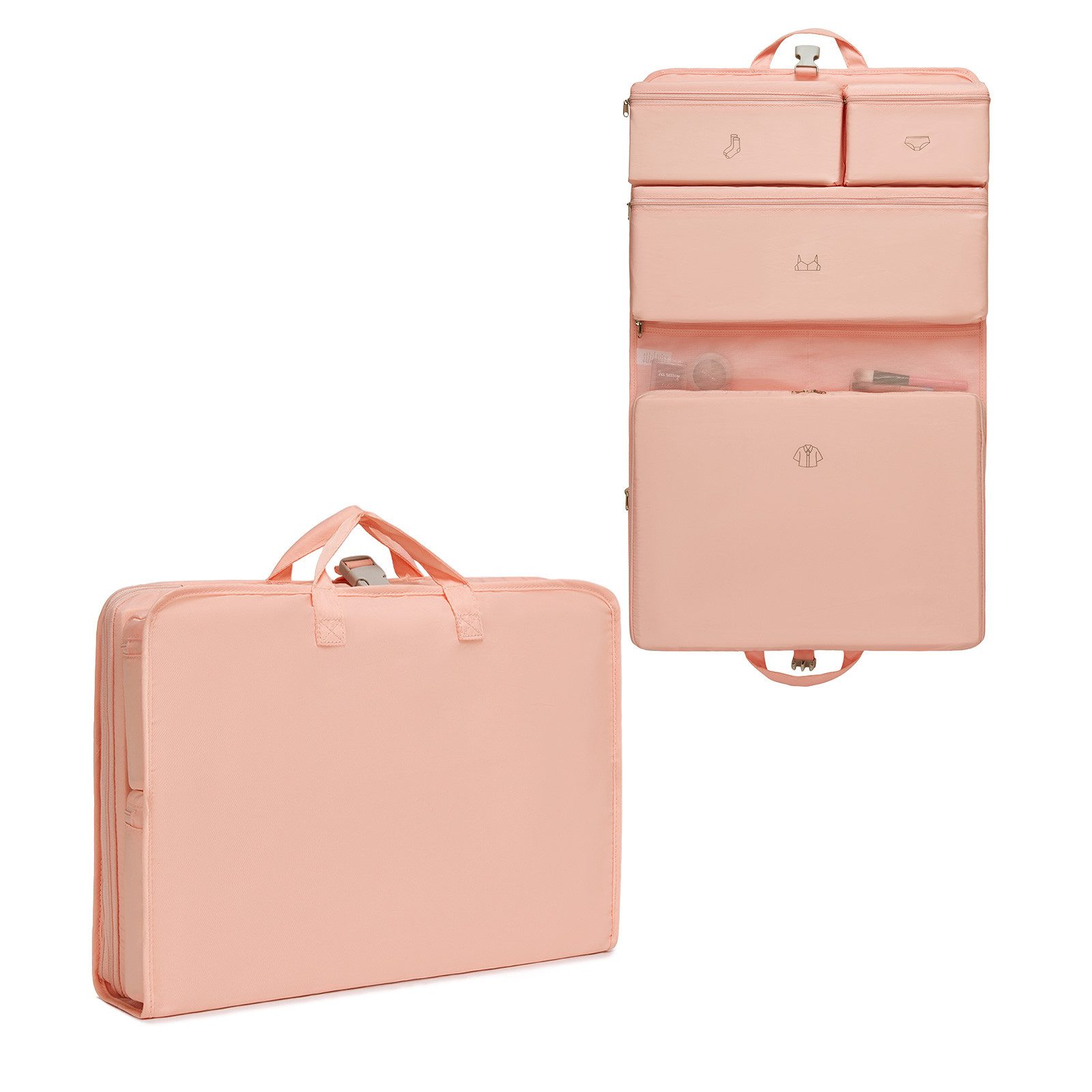 Kulturbeutel Koffer Organizer Set 6-in-1: S/24x20x9cm & M/45x34x15cm