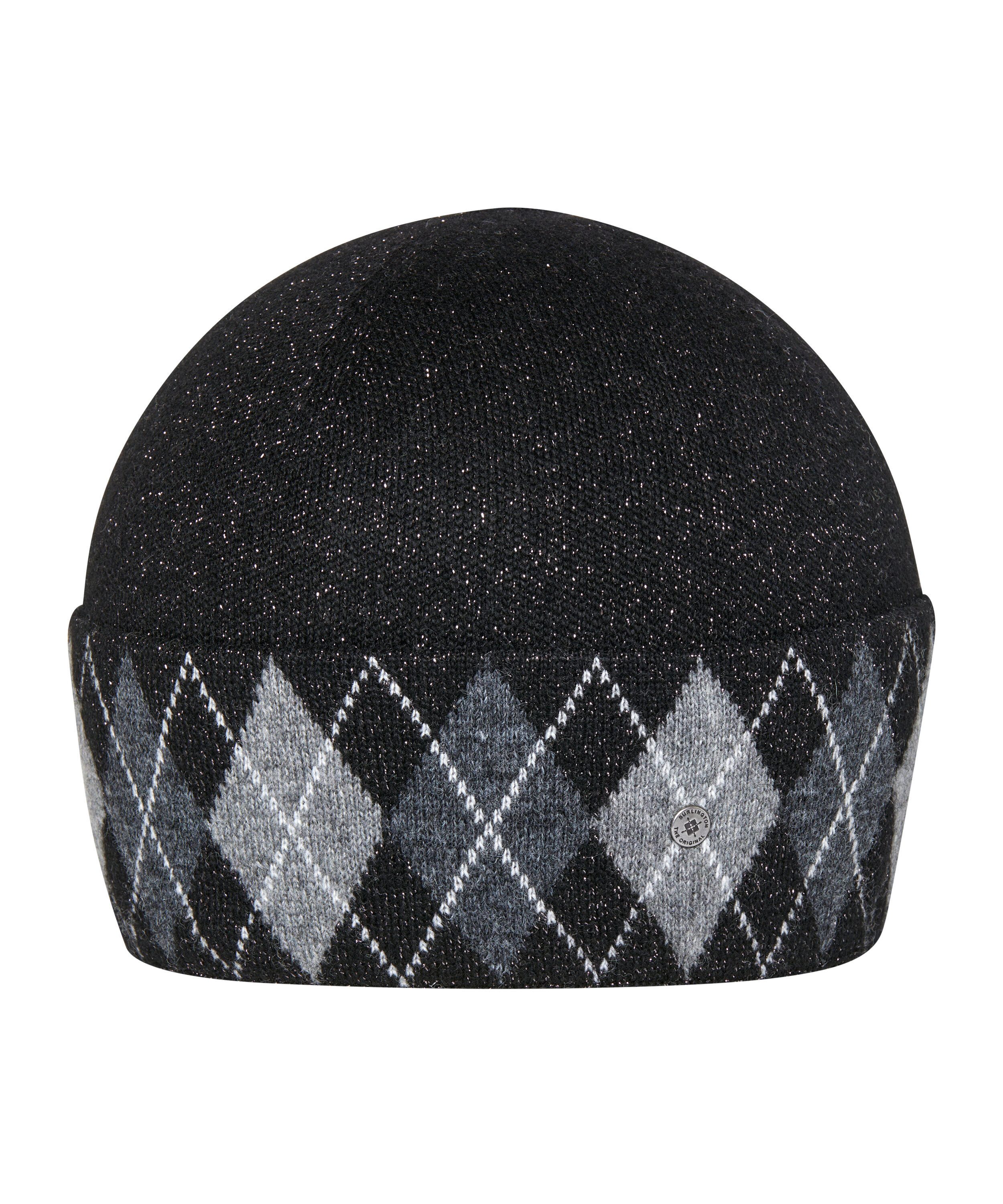 Burlington Beanie Brit Chic Mütze veredelt mit Lurex-Glittergarn (1-St) veredelt mit Lurex-Glittergarn