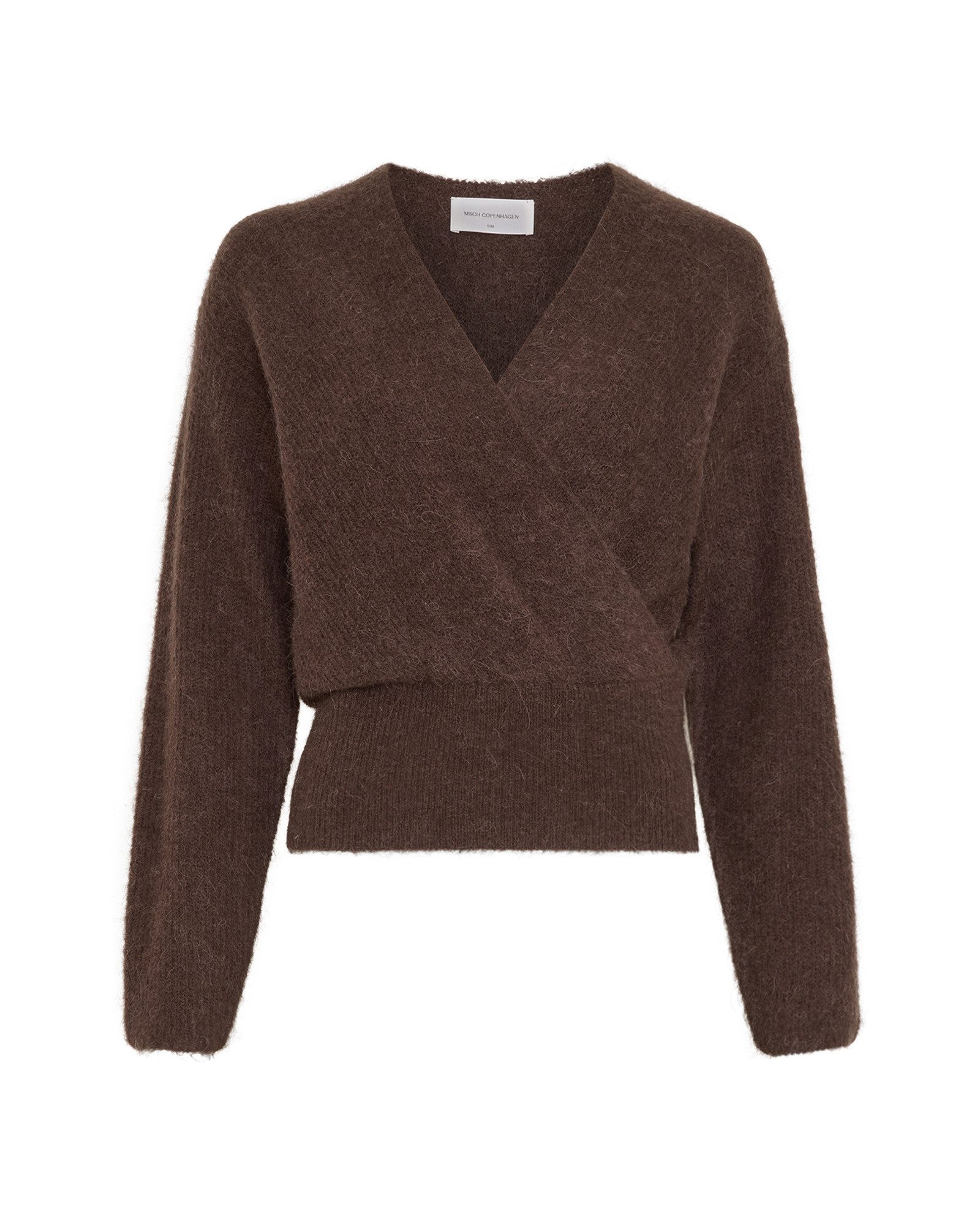 Moss Copenhagen Strickpullover MSCHBondie Hope V Pullover Hot Fudge