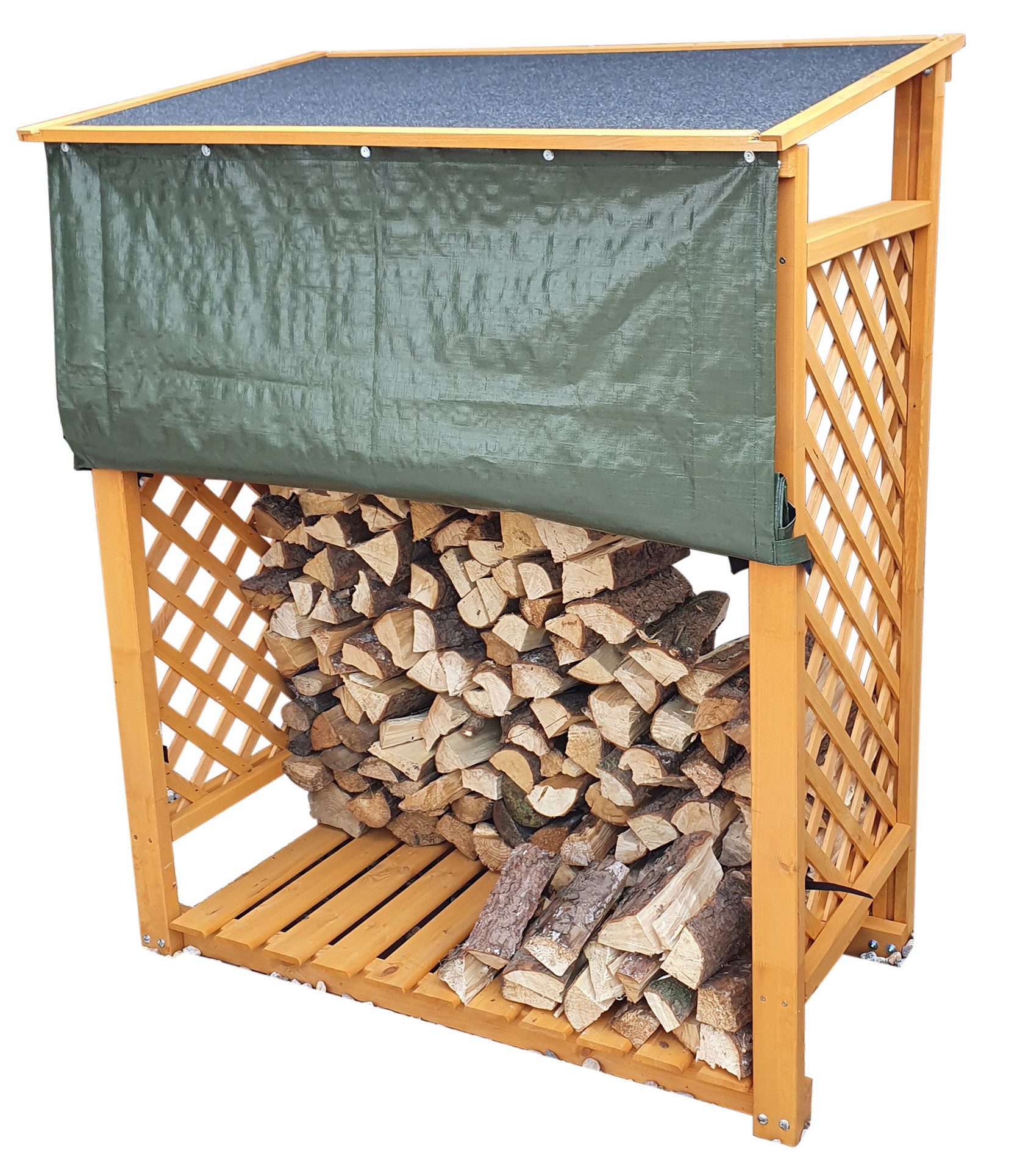 promadino Kaminholzregal Speyer, BxTxH:119,5x68x148 cm, mit günstig online kaufen