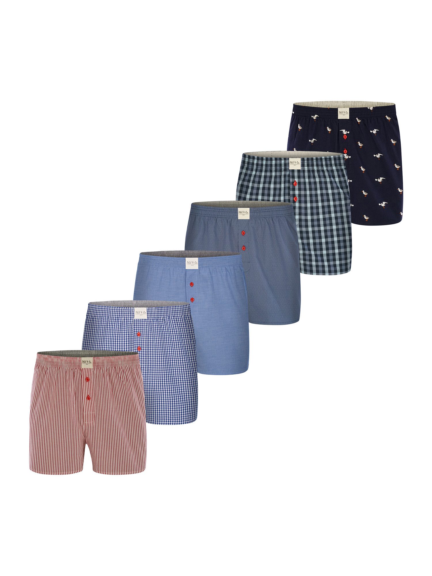 Phil & Co. Boxer Sets (6-St) günstig online kaufen