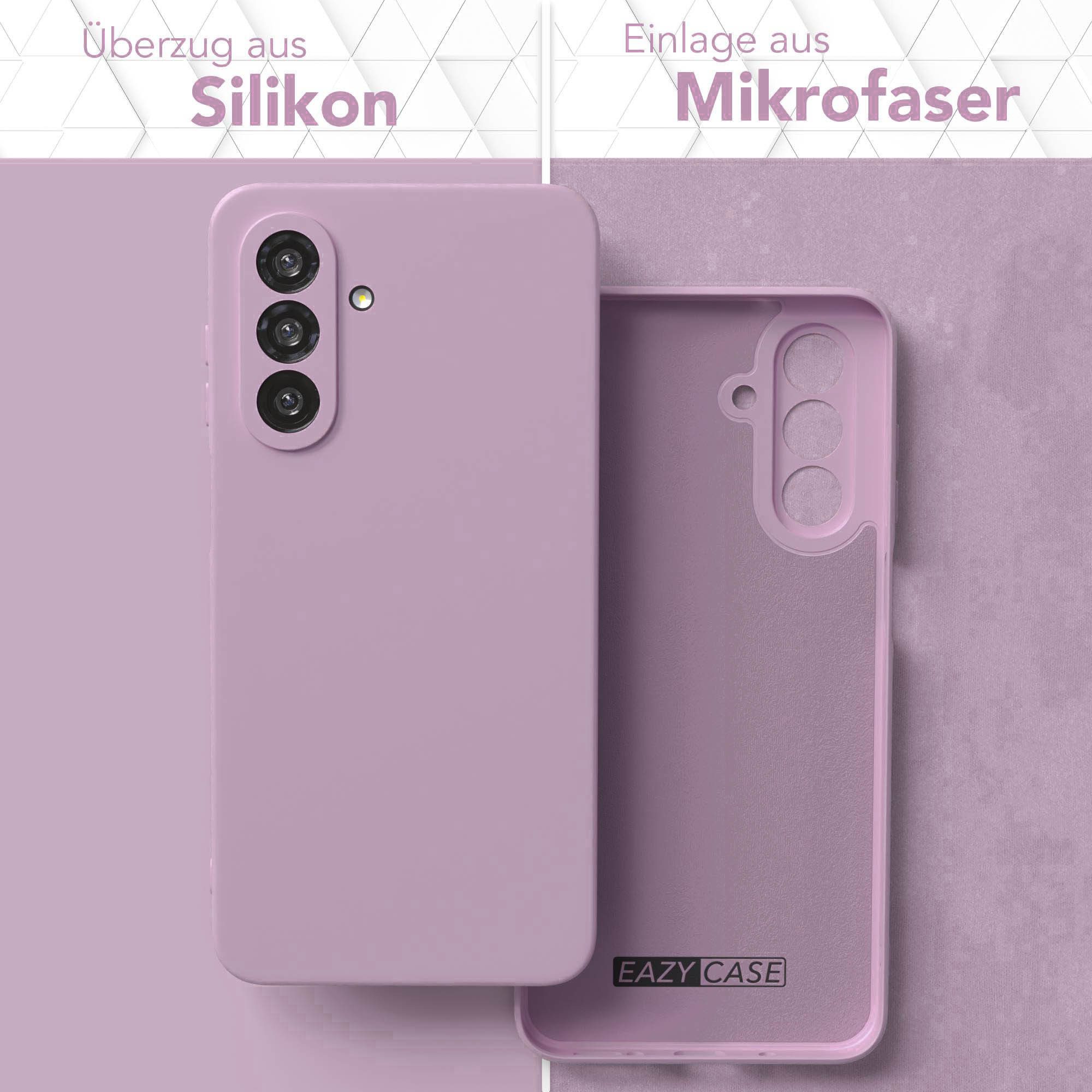 EAZY CASE Handyhülle für Samsung Galaxy A26 Hülle Silikon 6,7 Zoll, Hülle mit Kameraschutz Handycase Soft Smart Slimcover Lila / Flieder