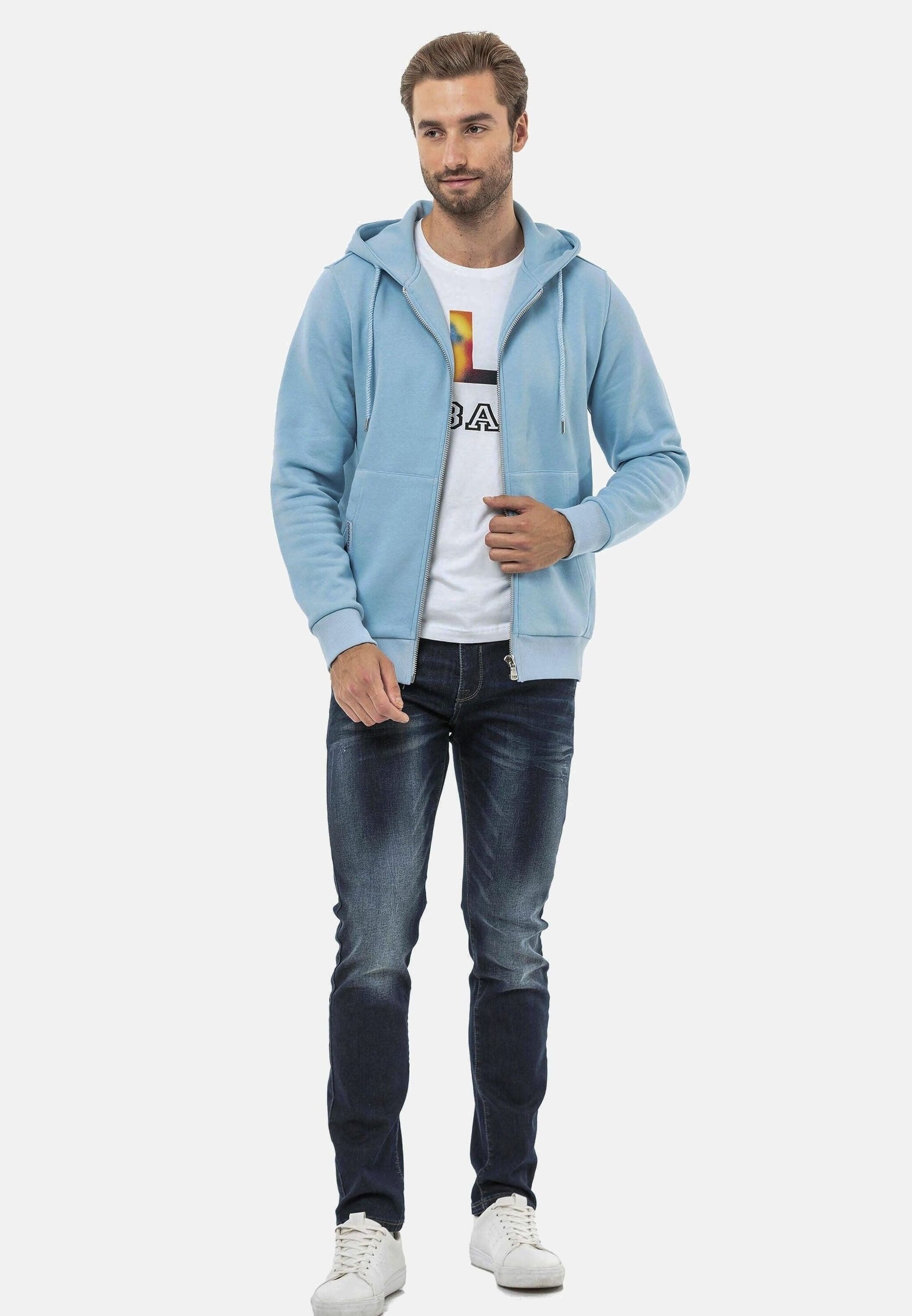 Cipo & Baxx Sweatjacke Jacken (1-tlg) mit Kapuze, CL556 – Bild 4 von 4