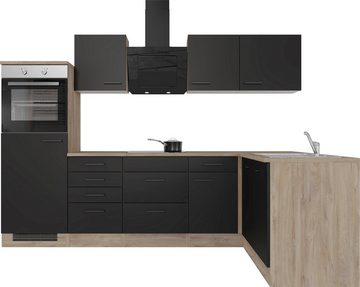 Flex-Well Küche Capri, mit und ohne E-Geräten erhältlich, Gesamtbreite 280x170 cm