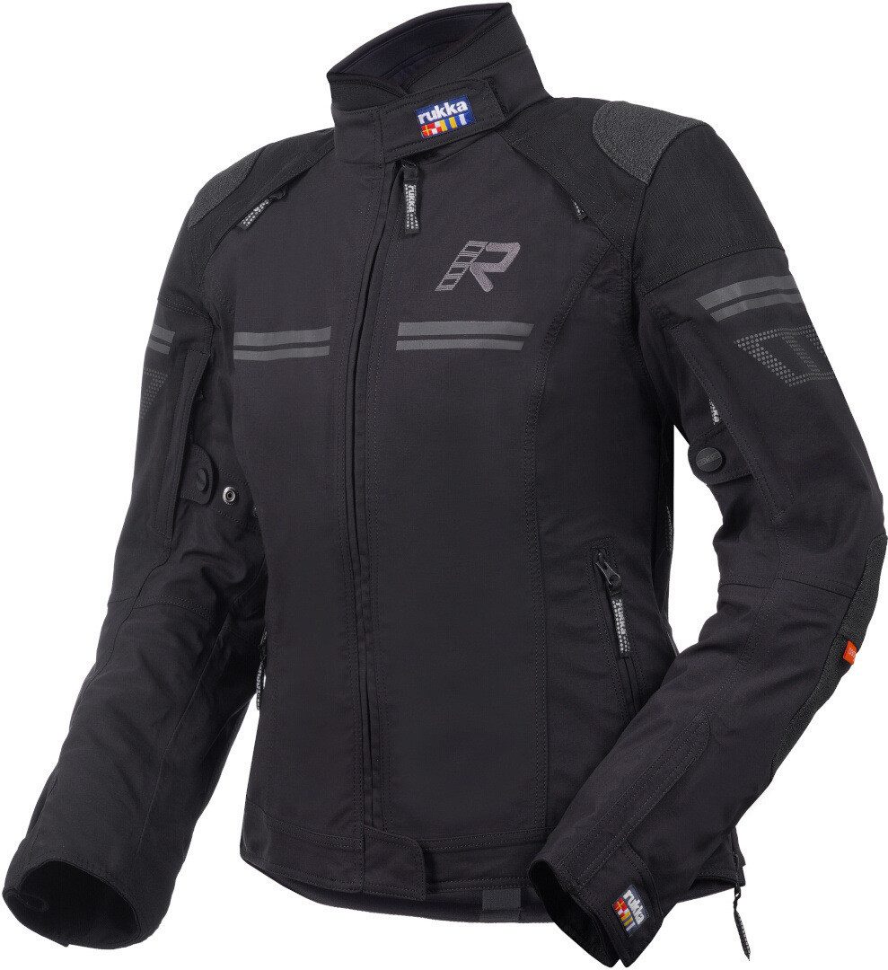 Rukka Motorradjacke Armatou-R wasserdichte Damen Motorrad Textiljacke 3-Lagen-Laminat,Rückenprotektor enthalten