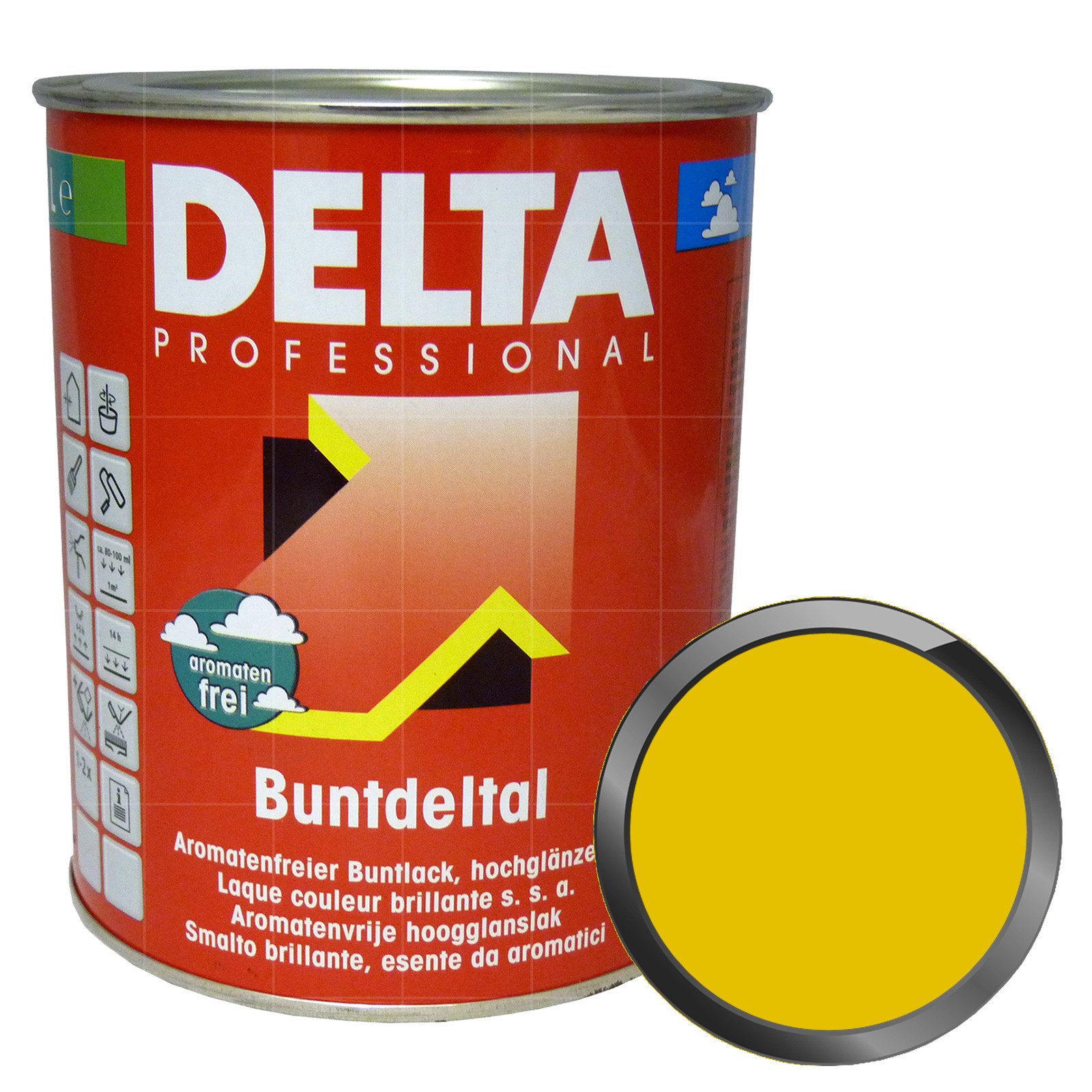 Delta Lack Professional Buntdeltal - 0.75 Ltr