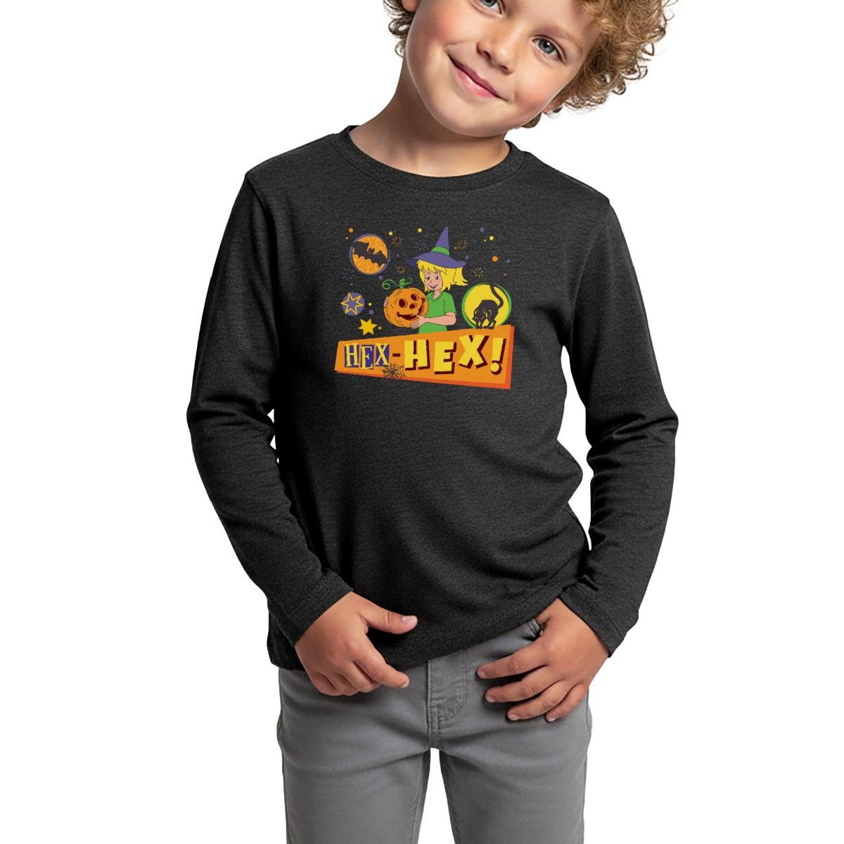 T-Shirt Bibi Blocksberg Halloween Hex-Hex! Mit Bibi Kinder Premium Langarmshir