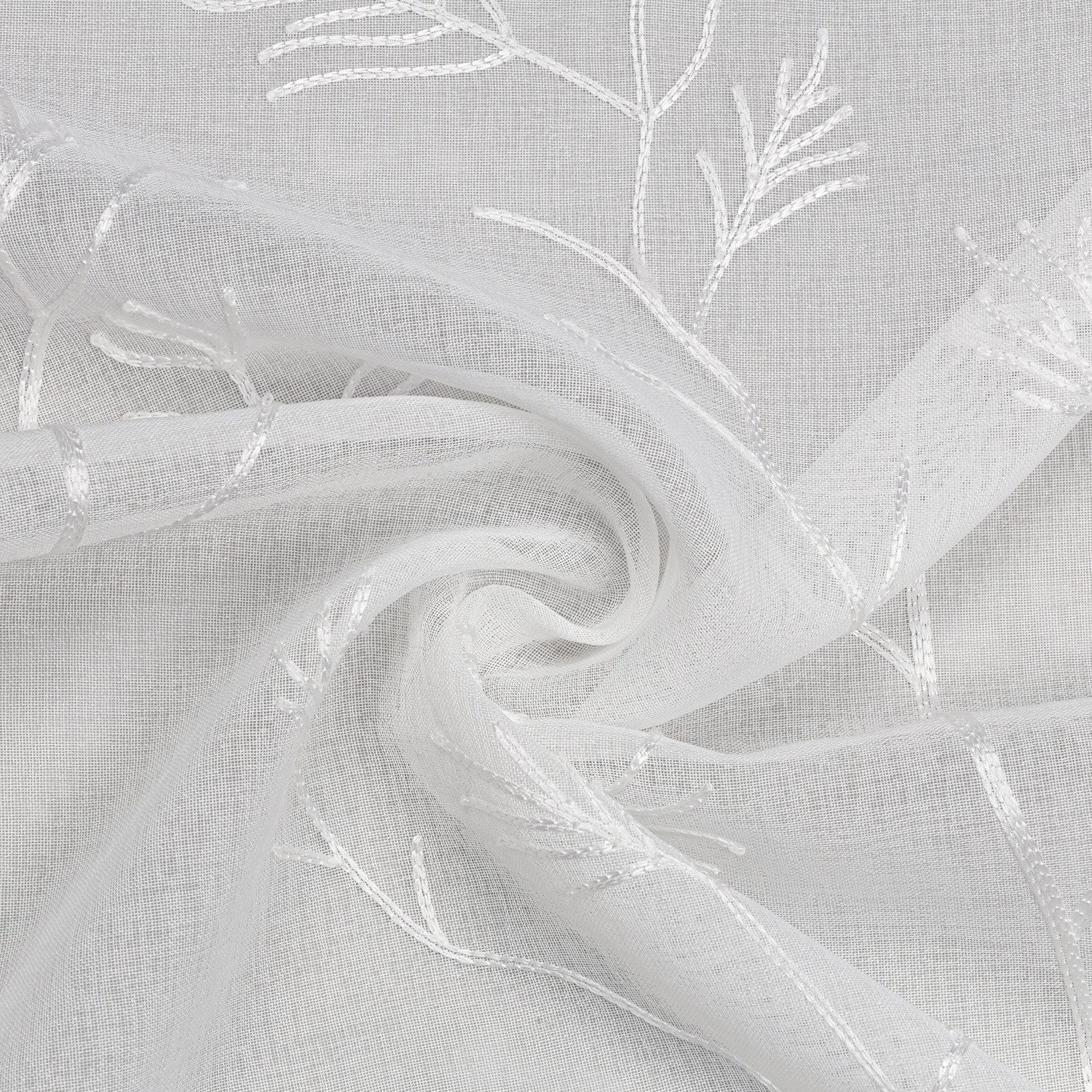 Gerster Gardine Eila (1 St), Schlaufen, transparent, SB-Gardine "Eila"