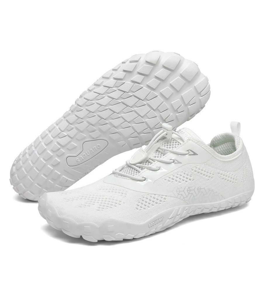 SAGUARO Smart I (flexible Sohle, breite Zehenbox) weiss Barfußschuh