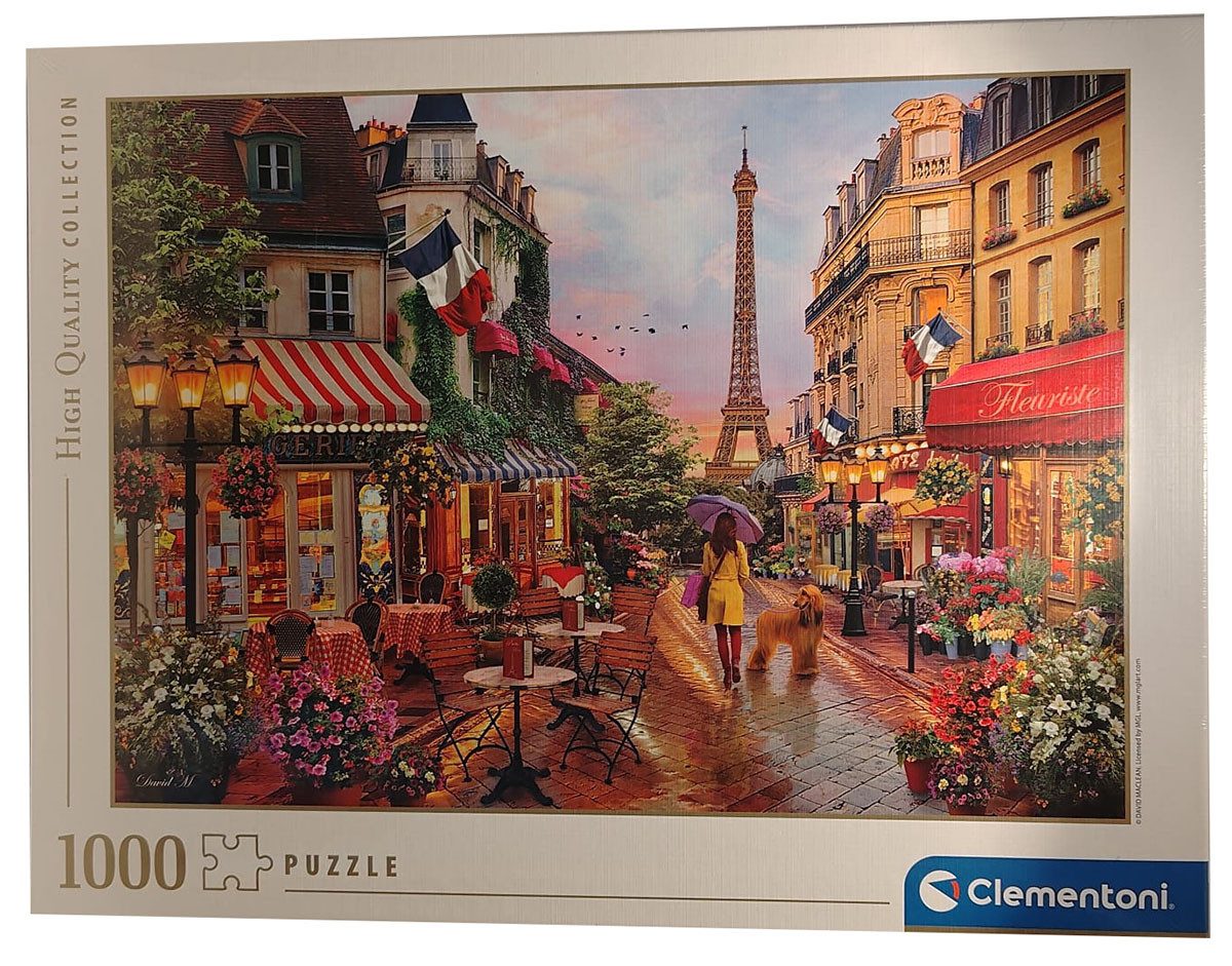 Clementoni® Puzzle Clementoni 39482 High Quality Collection Blumen Paris Puzzle 1000 Teil, Puzzleteile