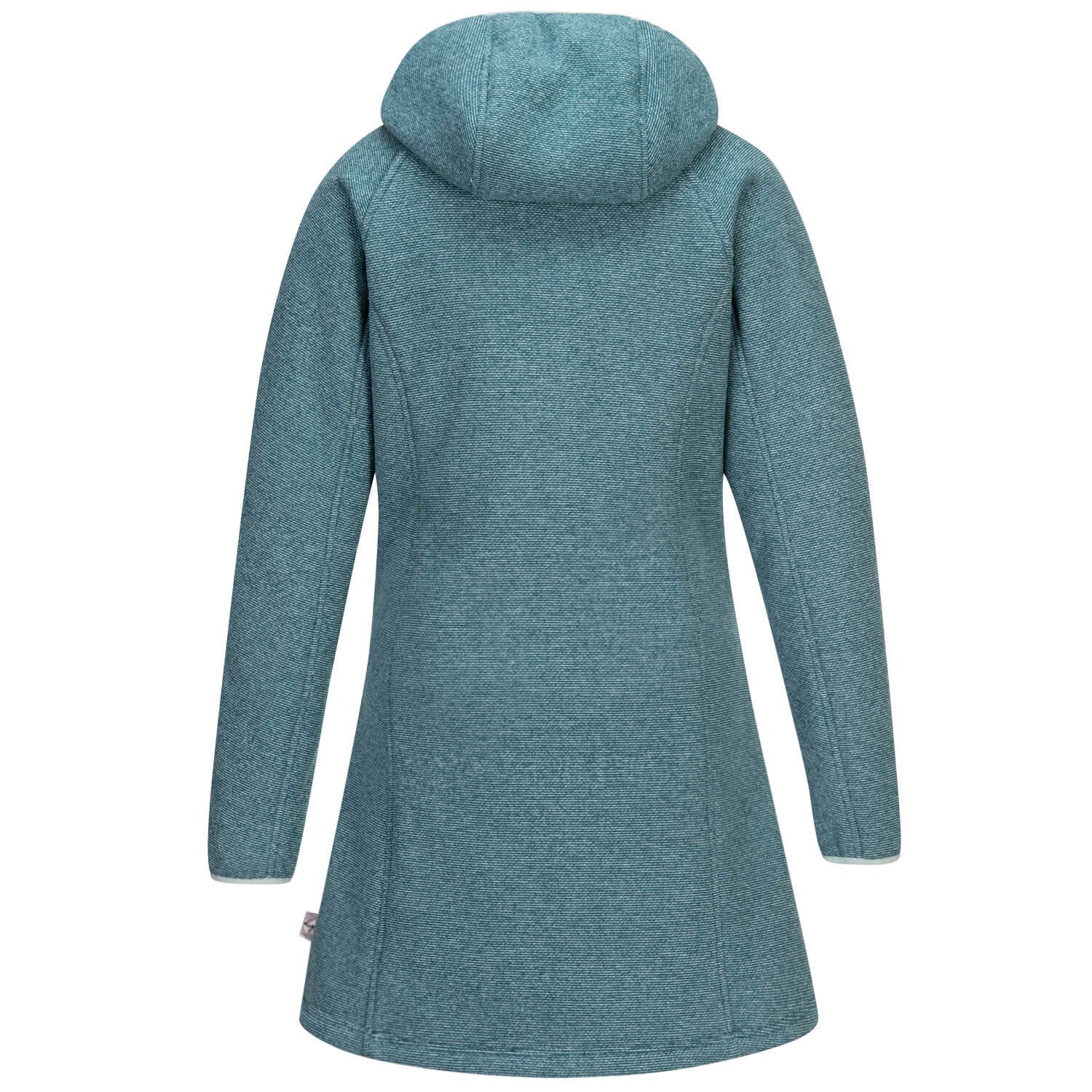 warm kuschelig & FirstB weich, balsam Damen Kapuzenfleecejacke