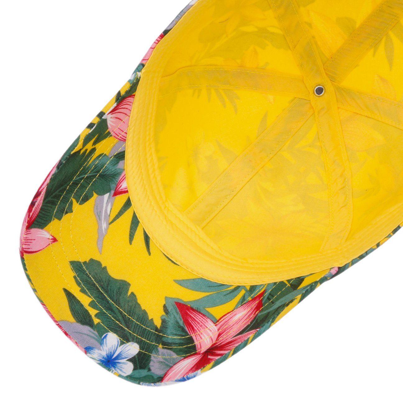 Lipodo Baseball gelb mit (1-St) Schirm Cap Basecap