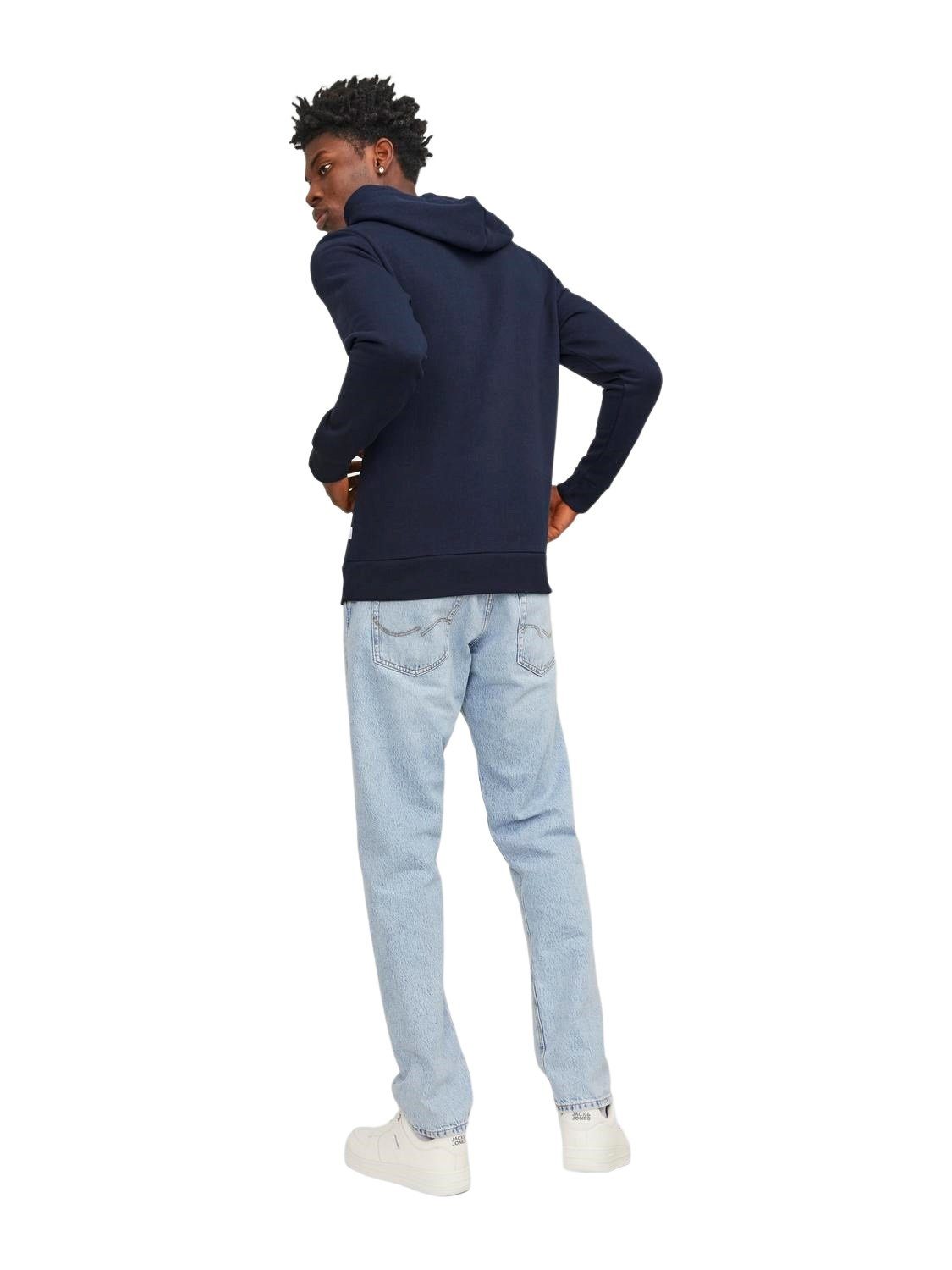 Jack & Jones Kapuzenpullover JJEJEFF CORP LOGO aus Baumwollmix günstig online kaufen