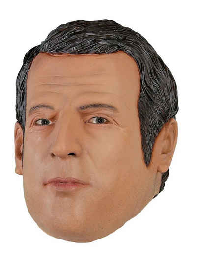 Metamorph Verkleidungsmaske »Präsident Macron«, Der Europäer unter den Latexmasken
