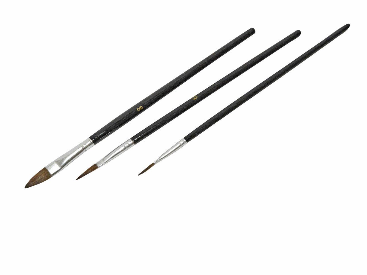 Nespoli Collegeblock Nespoli Ausbesserungspinsel-Set 3-teilig