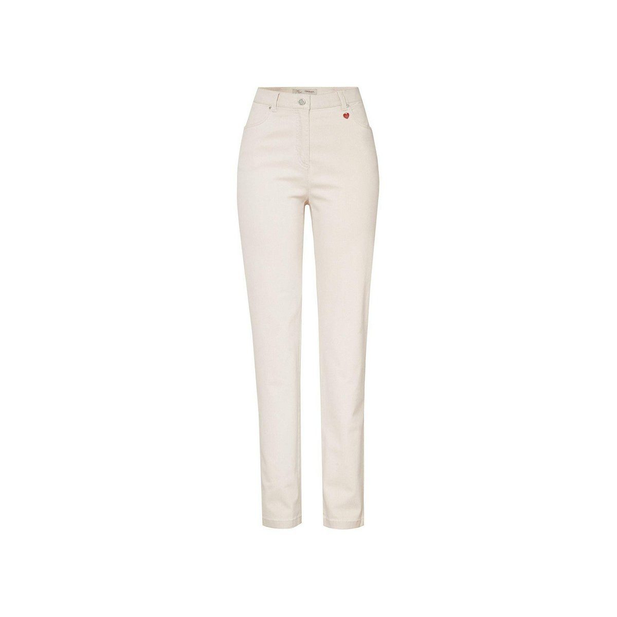 Relaxed by TONI Slim-fit-Jeans beige (1-tlg)