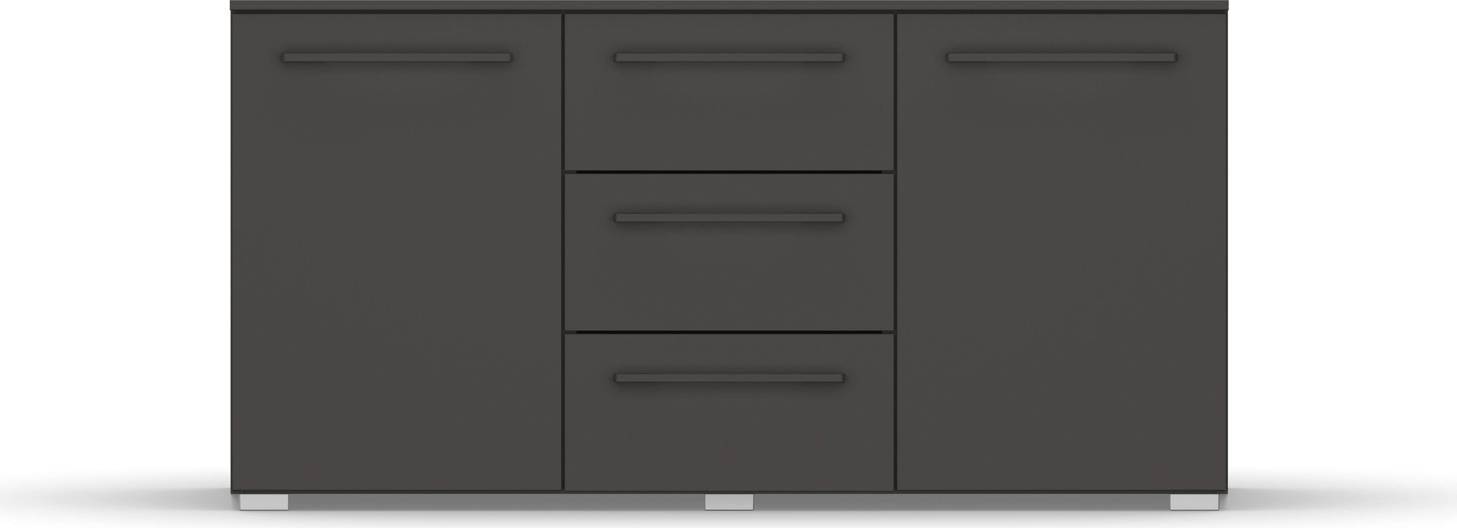 rauch Kombikommode Kommode Sideboard Wäscheschrank Schrank SKAT PURE (inkl. SOFT-CLOSE-FUNKTION), mit 1 Tür und 4 Schubladen in puristischem Design MADE IN GERM – Bild 2 von 5