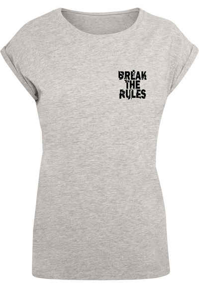 Merchcode T-Shirt Merchcode Damen Ladies Break The Rules 2 T-Shirt (1-tlg)