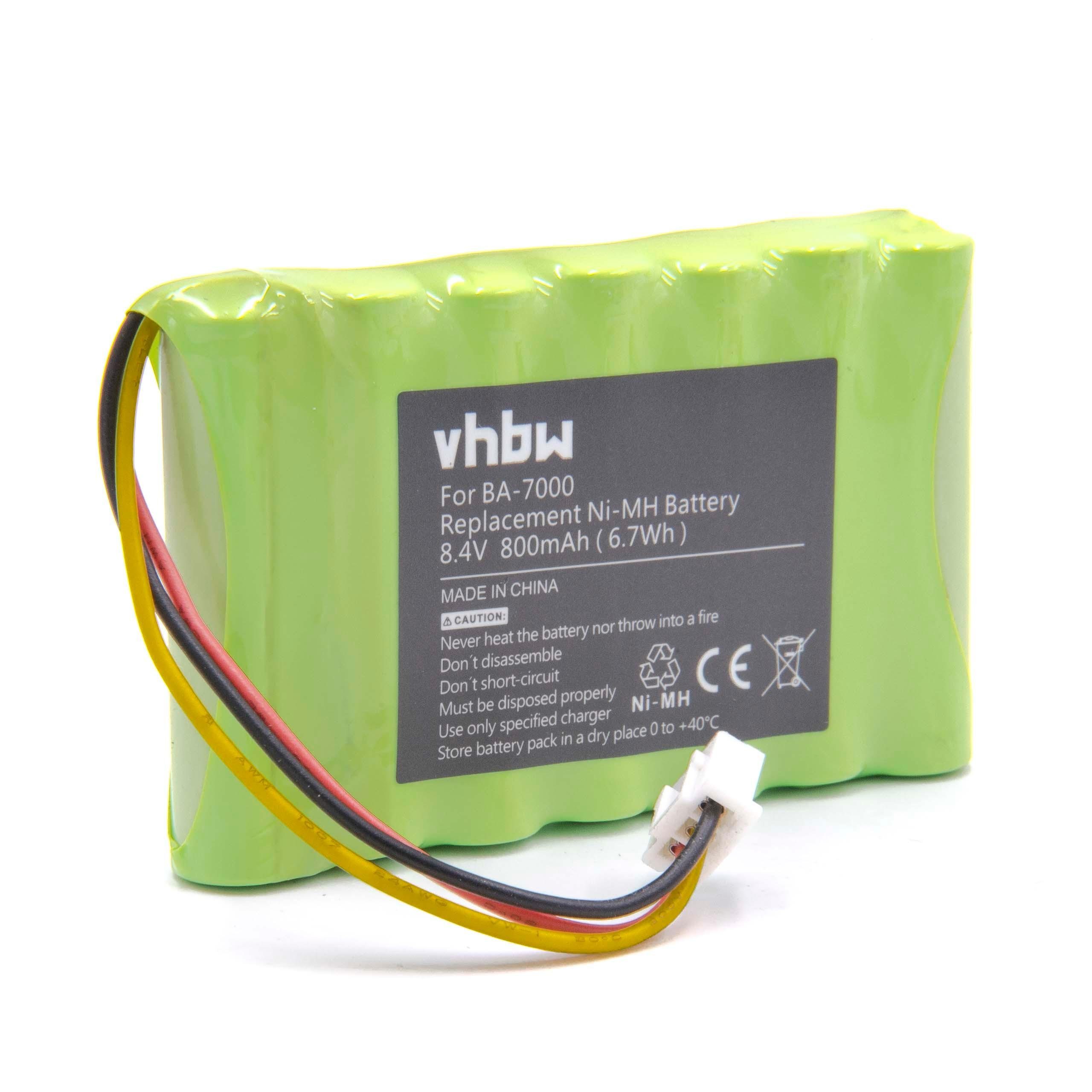 vhbw kompatibel mit Brother PT PT7600VP, PT-7600, PT-7600VP, PT7600 Akku NiMH 800 mAh (8,4 V)