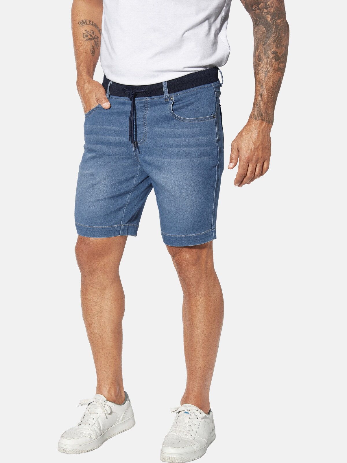 Jan Vanderstorm Bermudas GULLBRAND mit Strickbund günstig online kaufen