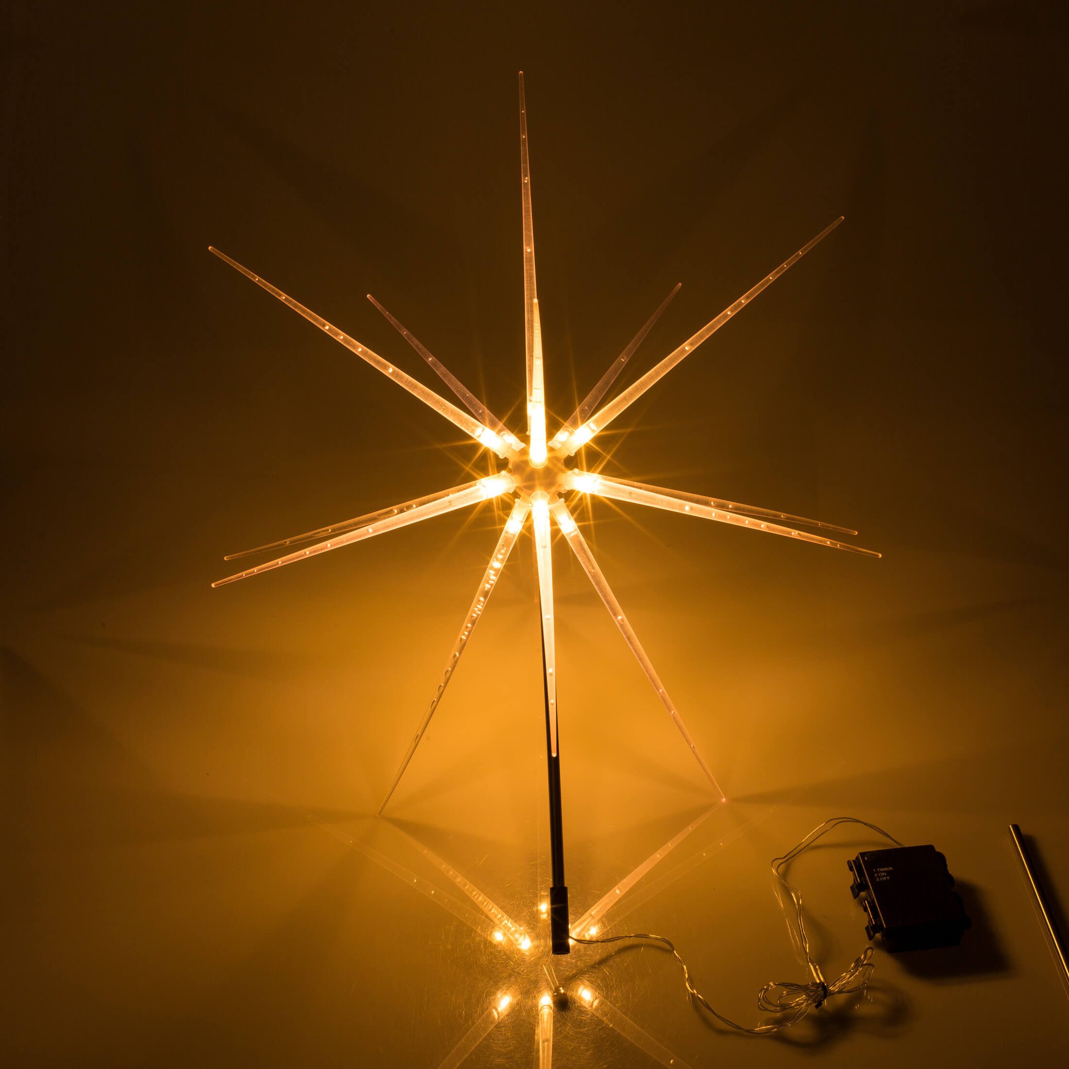 Out of the Blue LED Dekolicht LED Gartenstecker Stern warmweiß 14 LEDs Time günstig online kaufen