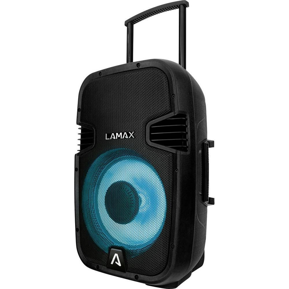LAMAX Party-Lautsprecher wiederaufladbar) Stimmungslicht, 500 Lautsprecher (spritzwassergeschützt, PartyBoomBox