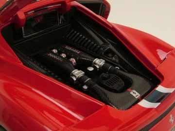 Bburago Modellauto Ferrari 458 Speciale rot Modellauto 1:18 Bburago, Maßstab 1:18
