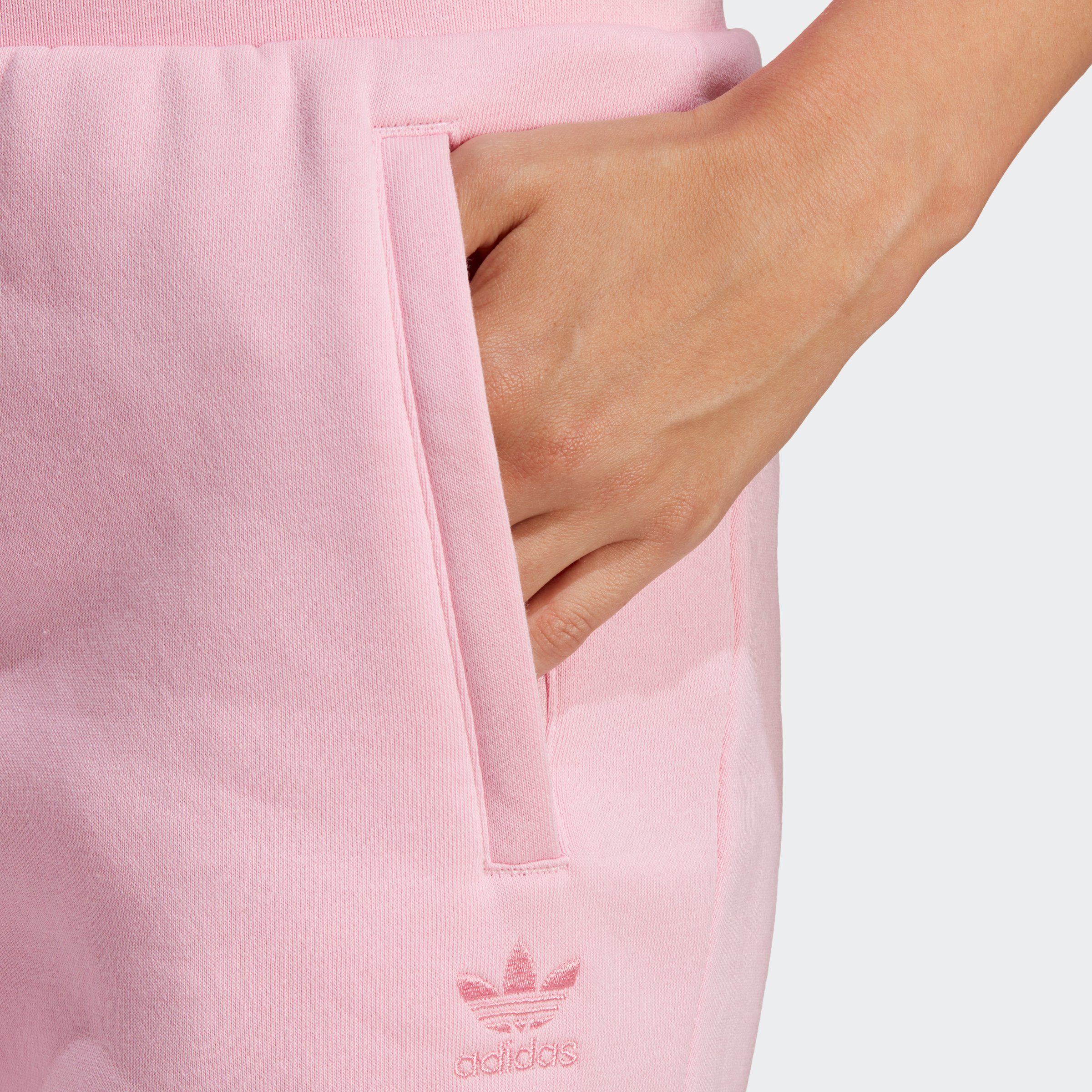 FLEECE Sporthose (1-tlg) adidas Originals SLIM ESSENTIALS True Pink ADICOLOR