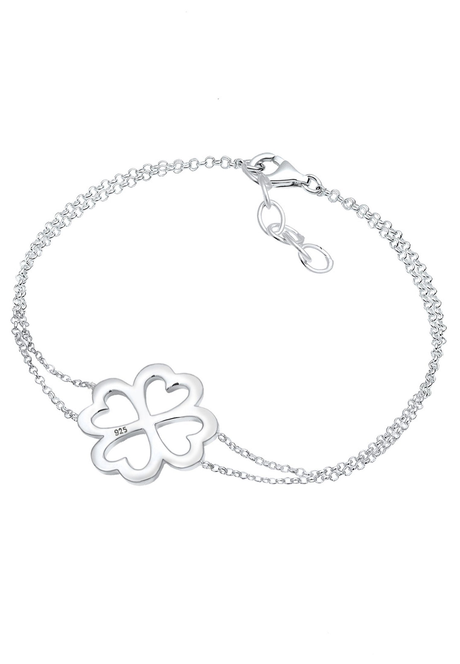Elli Armband Kleeblatt Glücksbringer Luck 925 Silber