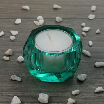 Giftcompany Teelichthalter Gift-Company Teelichthalter Kristallglas lichtgrün ca 4 cm H (Stück)