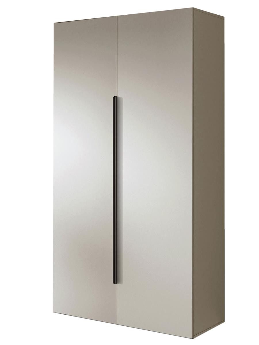 Compleo Kleiderschrank zwei Türen, Aufsatz als Option, Drehtürenschrank STELLS