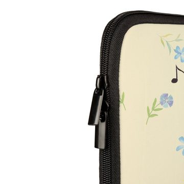 Mr. & Mrs. Panda Laptop-Hülle Küken Wanderer - Blumig - Geschenk, Zeit, Tasche, Computertasche, Sc