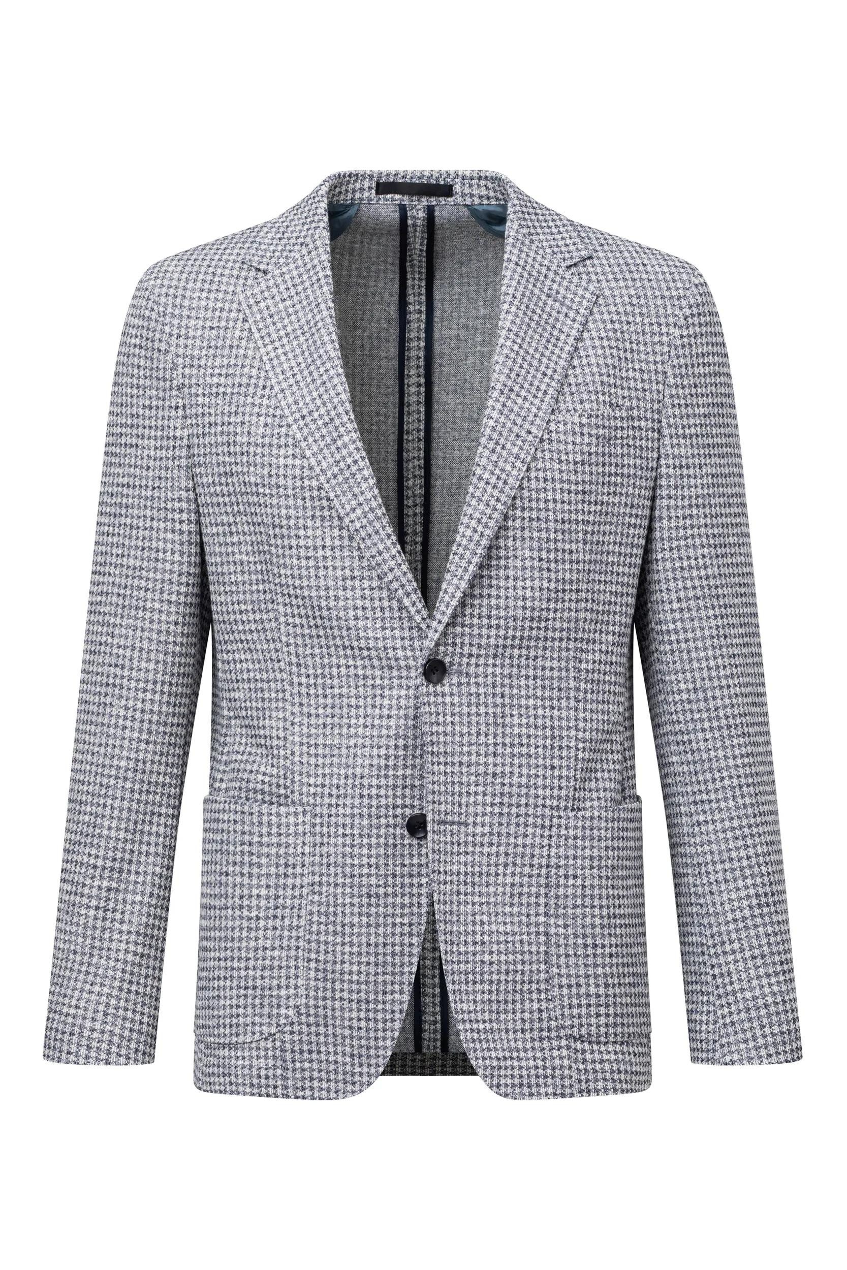 Strellson Baumwollsakko Regular-Fit Sakko mit Hahnentritt Acon - Regular Fit