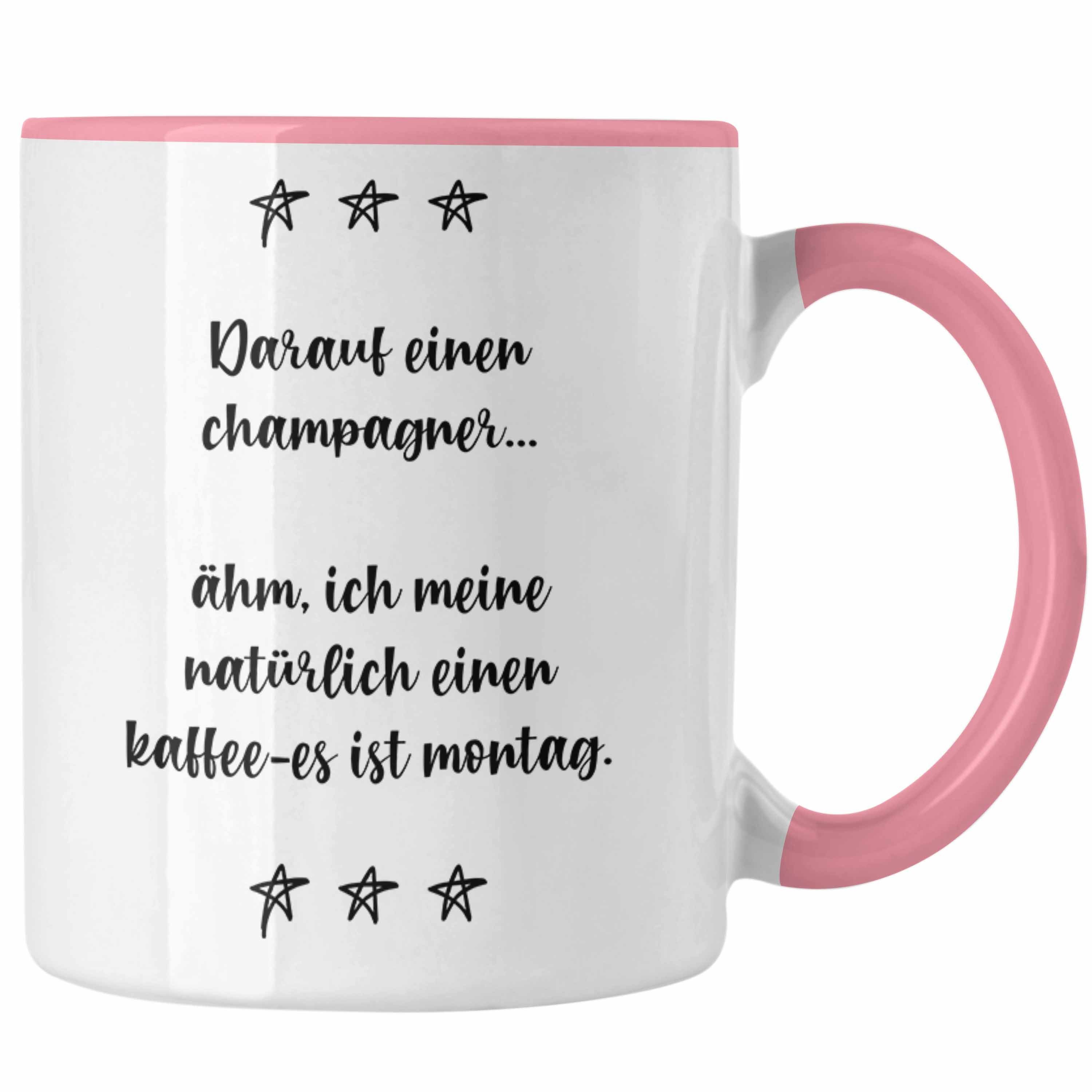 Trendation Tasse Trendation - Lustige Tassen für Frauen mit Spruch Kaffee Tassen Becher Büro Arbeit Rosa