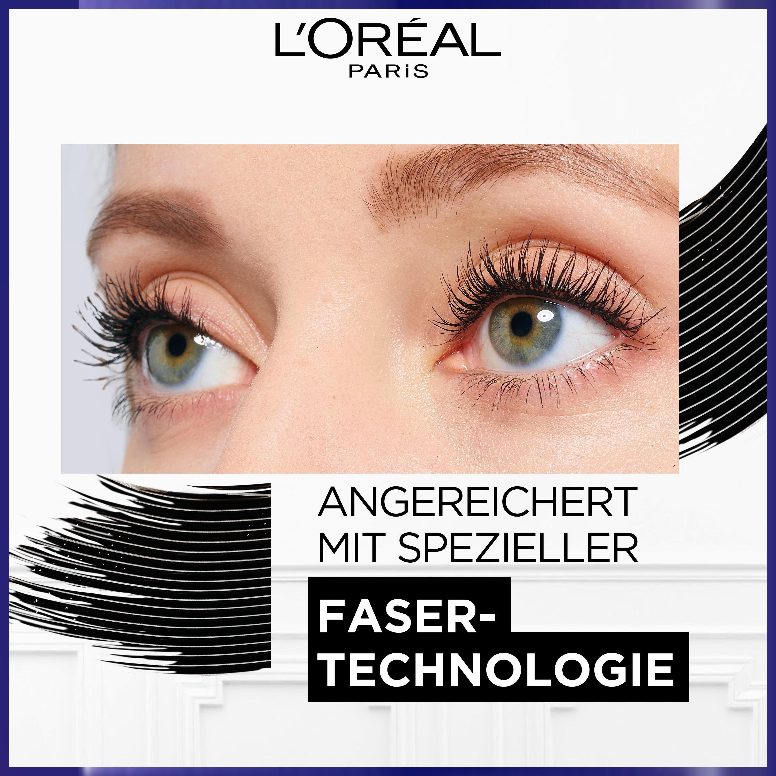 L'ORÉAL PARIS Mascara ProXXL Extension Mascara schwarz, mit spezieller Fasertechnologie